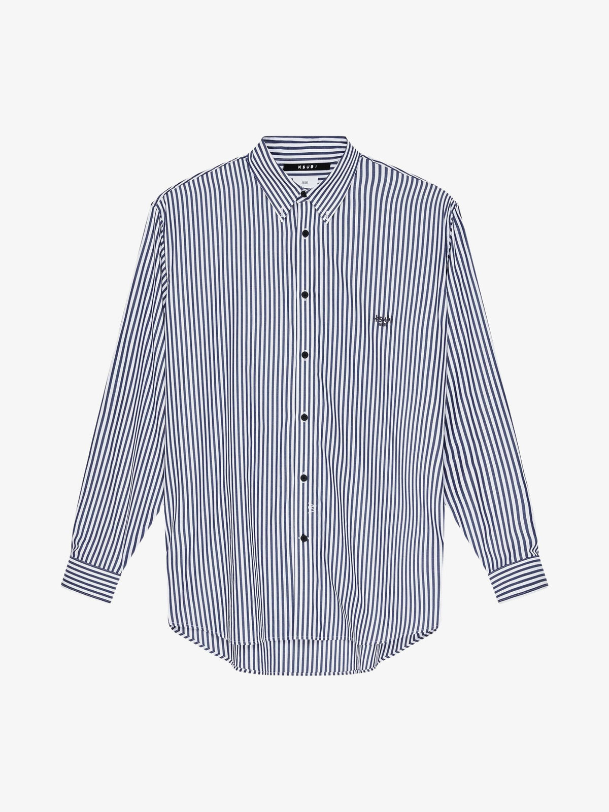 Ksubi K Signature Ls Shirt | White/Stripe