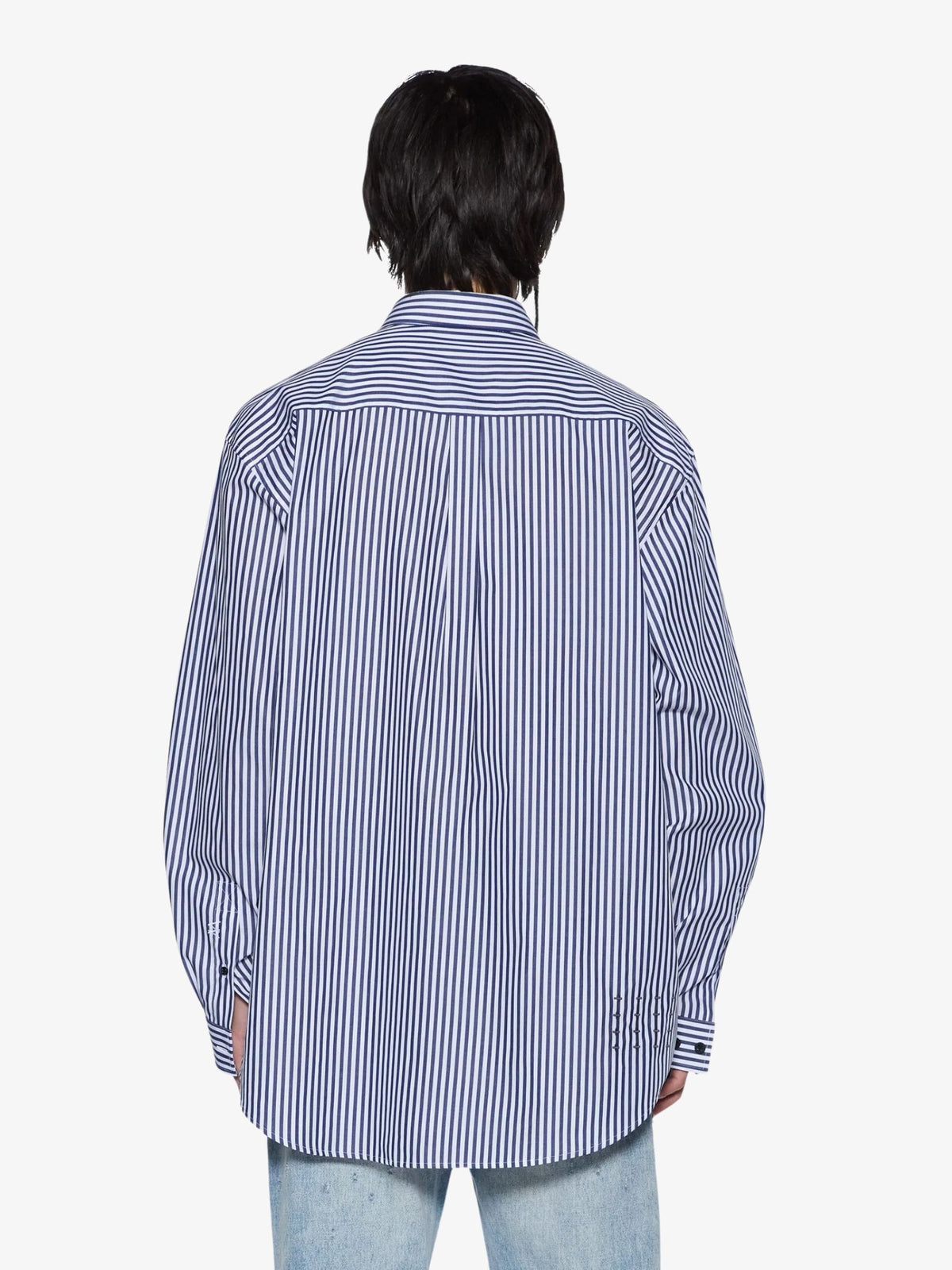 Ksubi K Signature Ls Shirt | White/Stripe