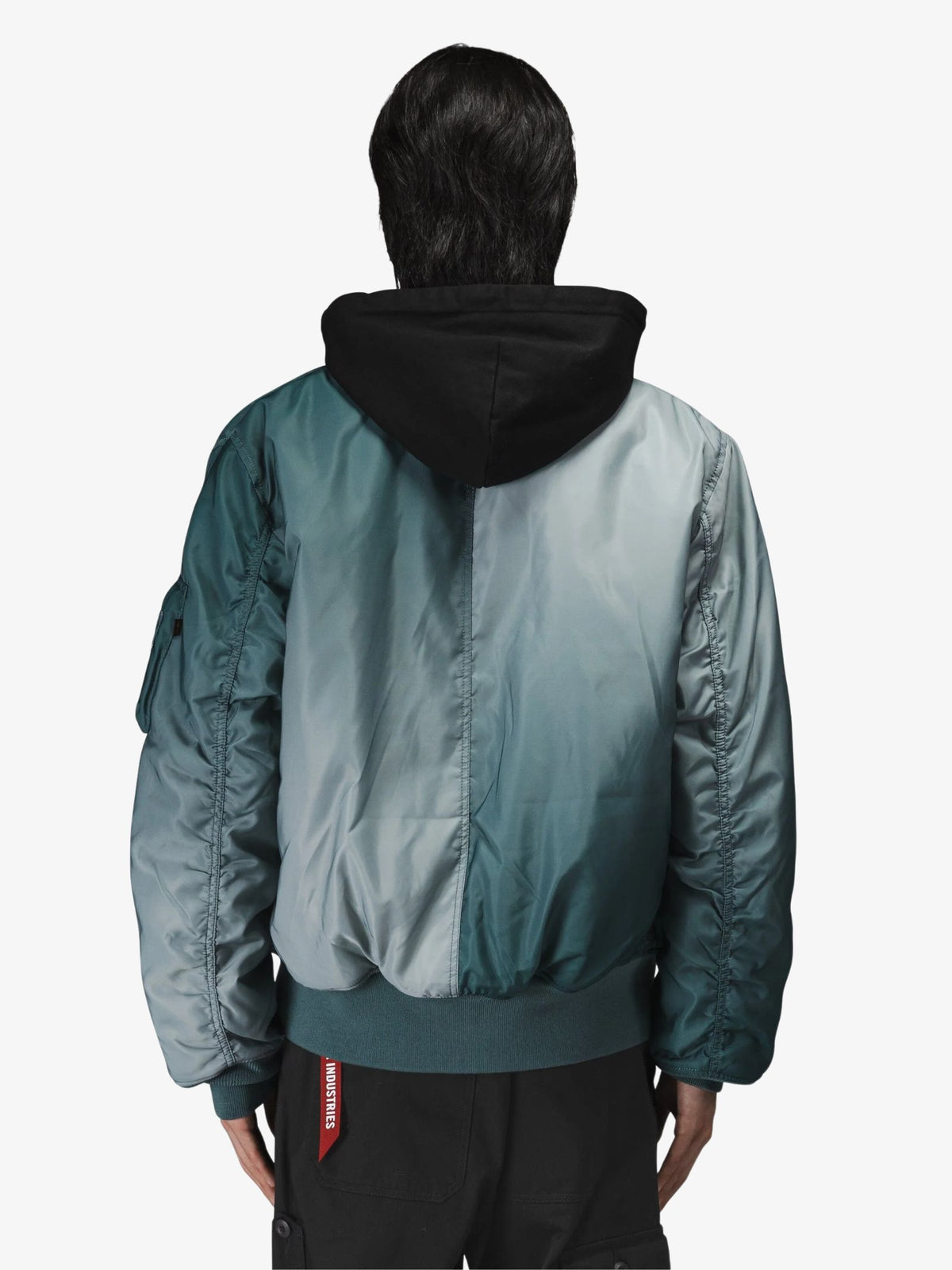 Alpha Industries Gradient Washed Flight Jacket | Aviator Blue
