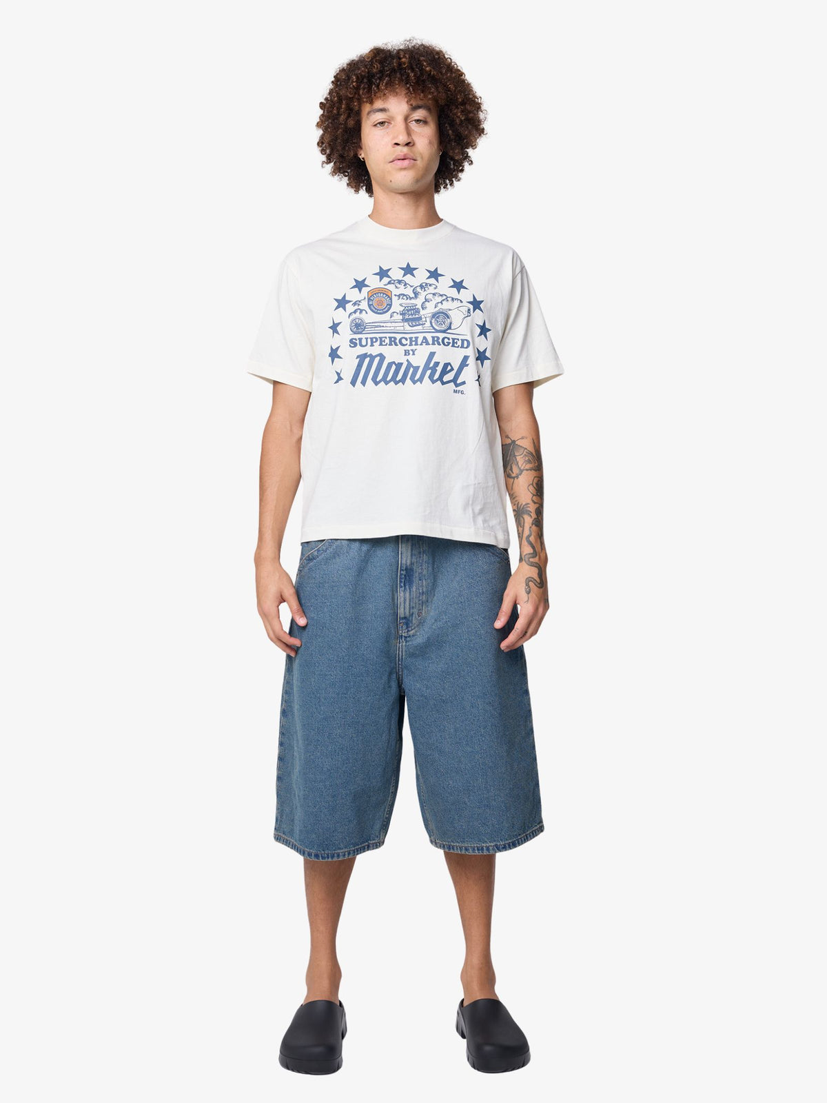 Market Supercharged T-Shirt | Unbleached Cotton