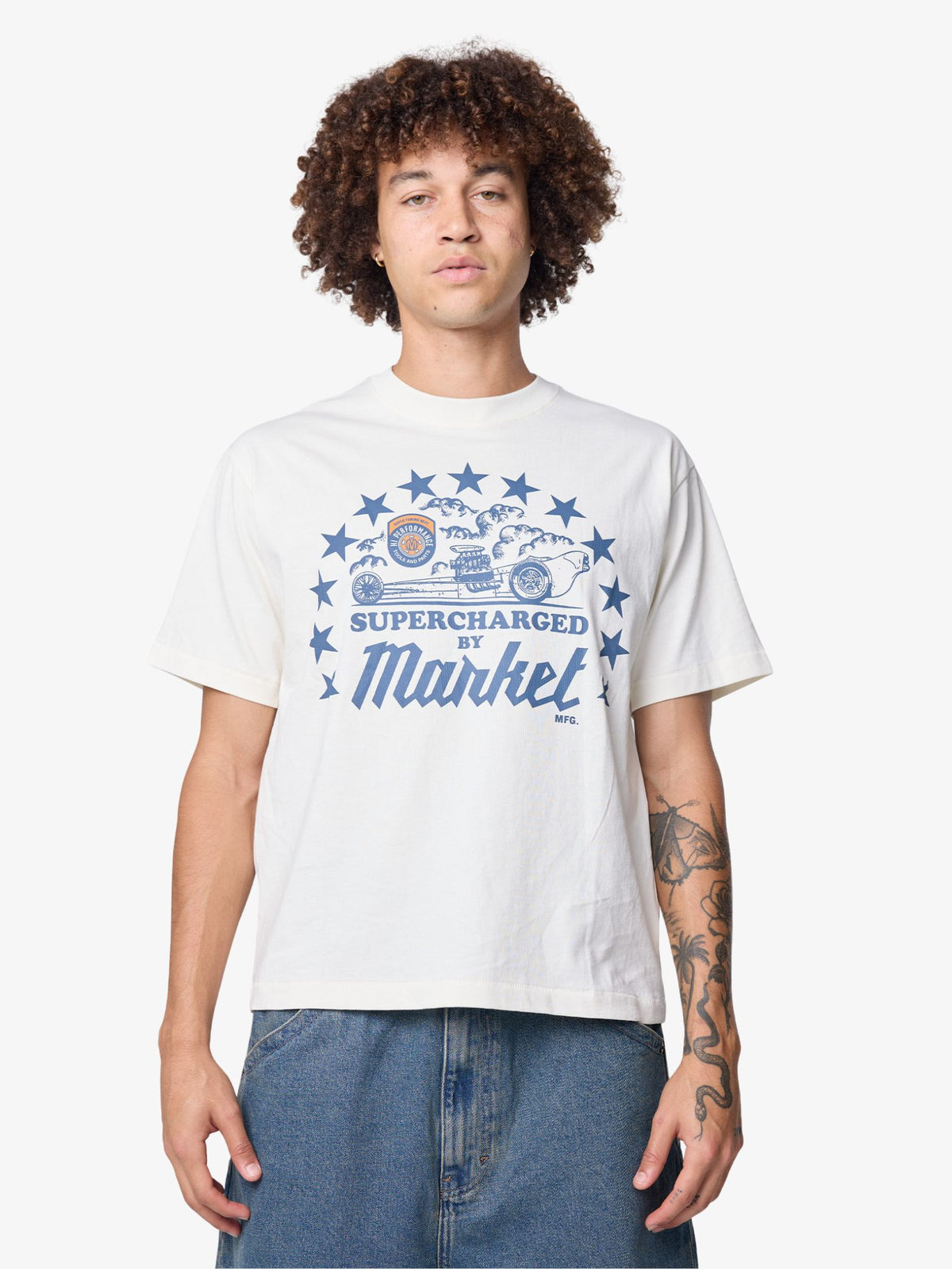 Market Supercharged T-Shirt | Unbleached Cotton