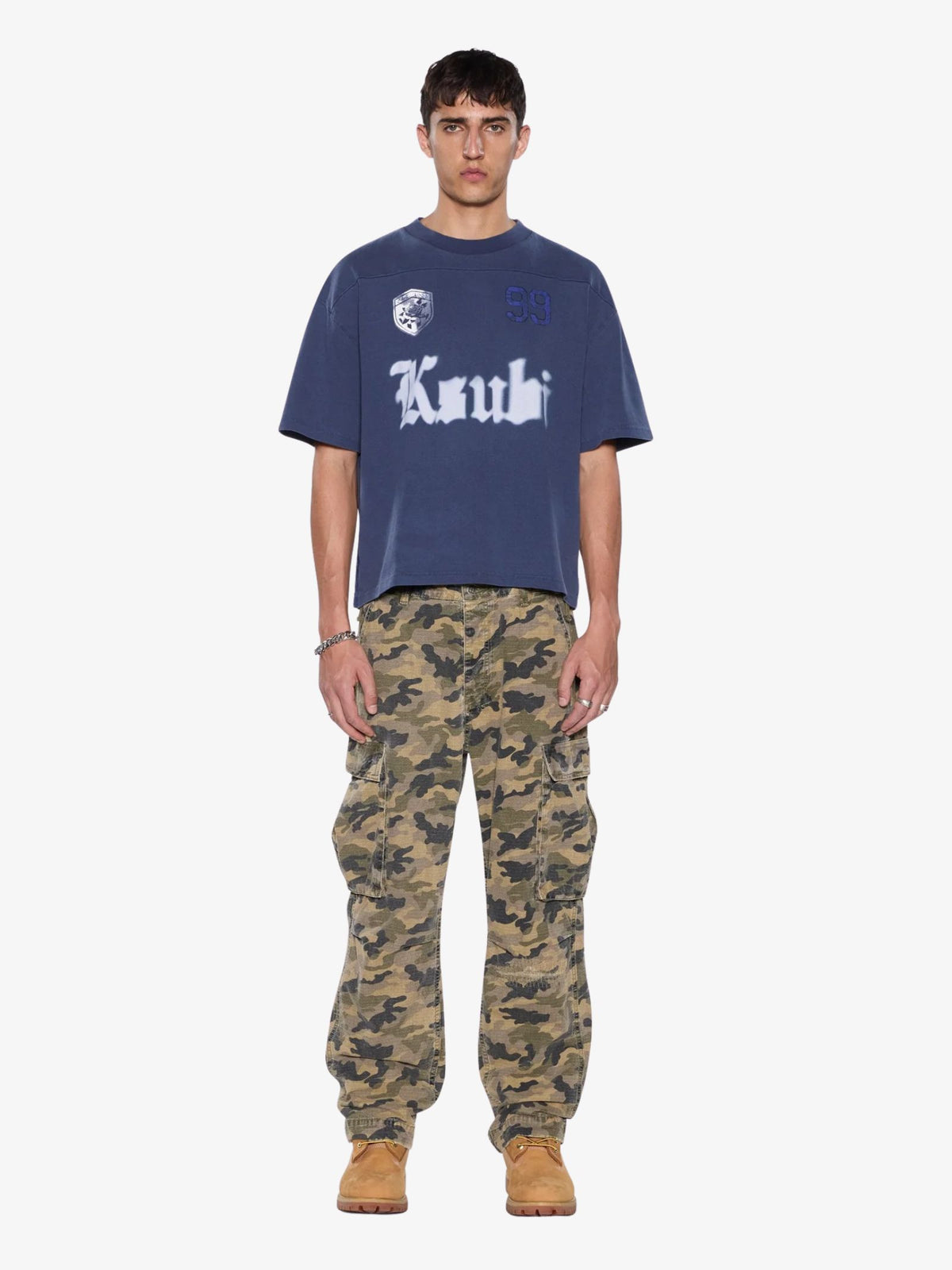 Ksubi Utopia Halen Short Sleeve Tee | Navy