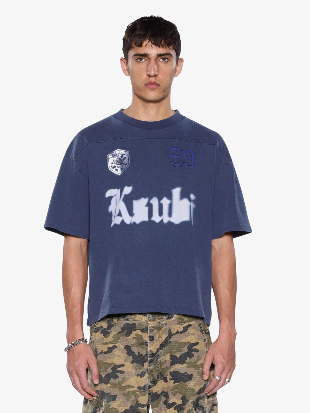 Ksubi Utopia Halen Short Sleeve Tee | Navy