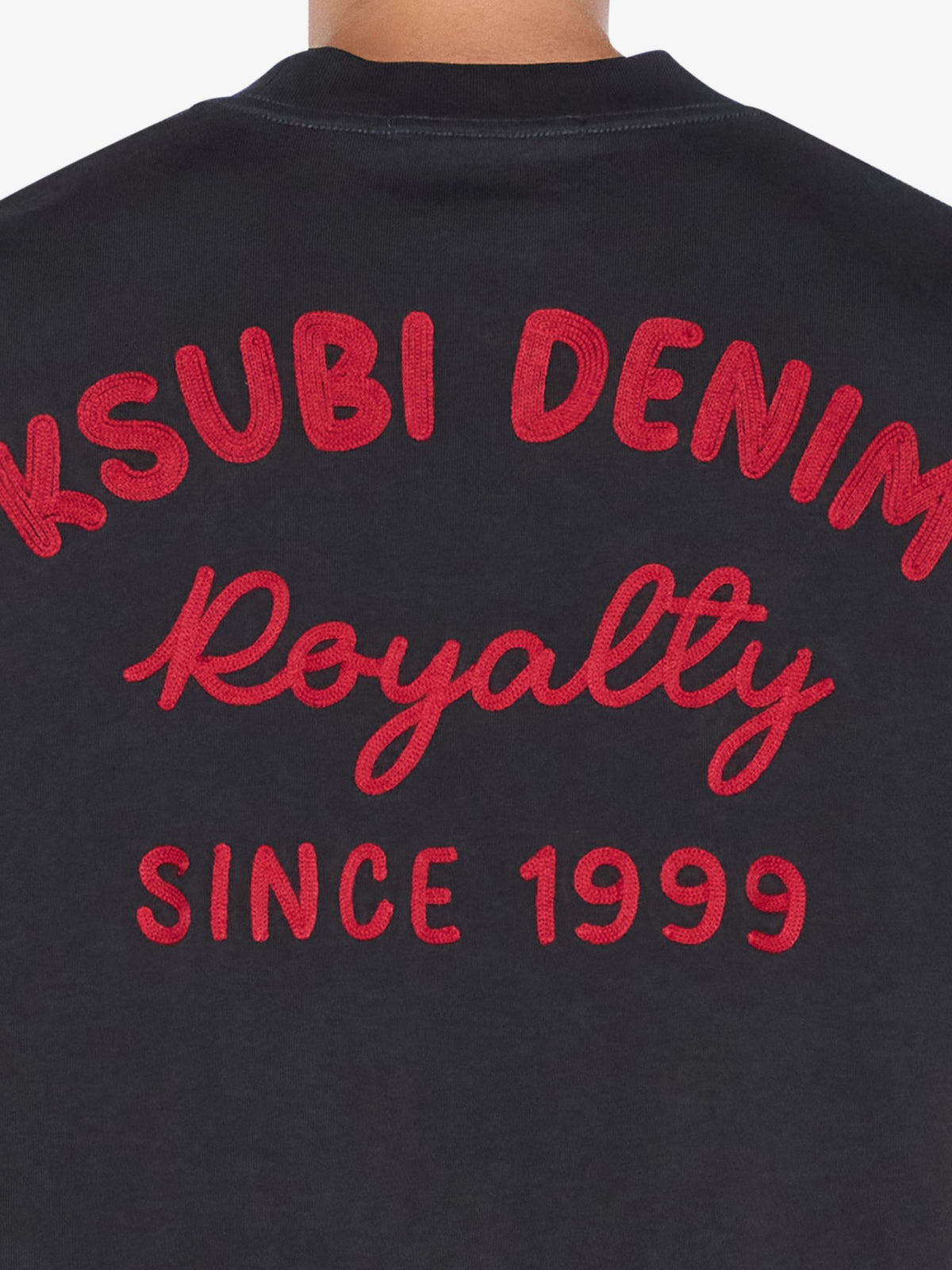 Ksubi Mekanik Halen Ss Tee | Charcoal/ Red