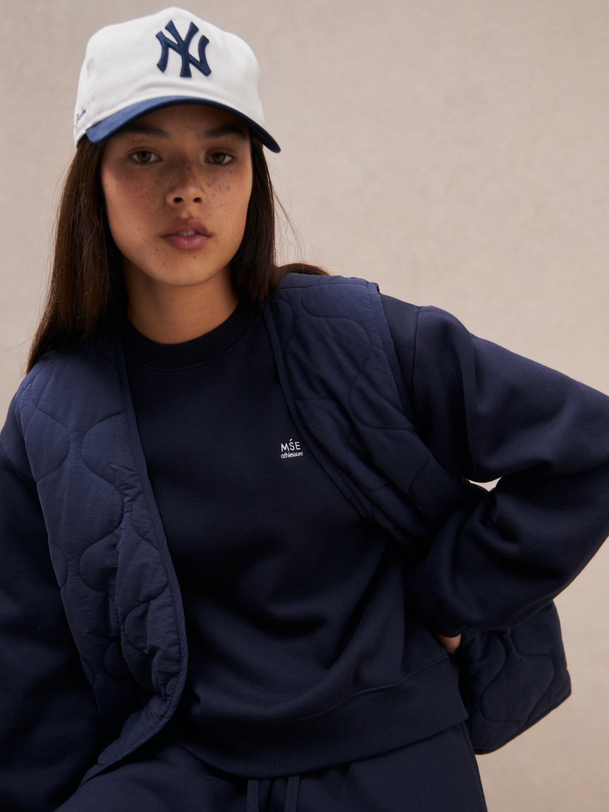 MSE Quilted Vest | Navy