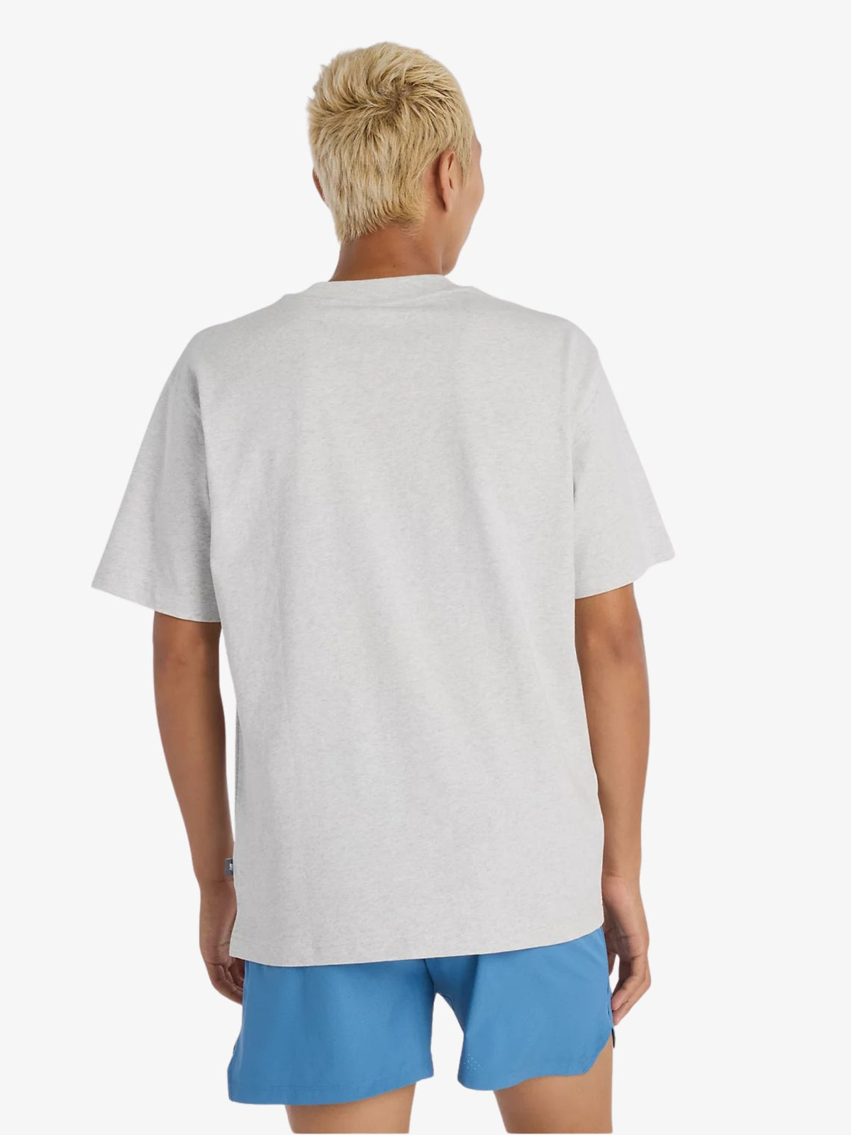 New Balance Logo Integrated Tee | Ash Heather