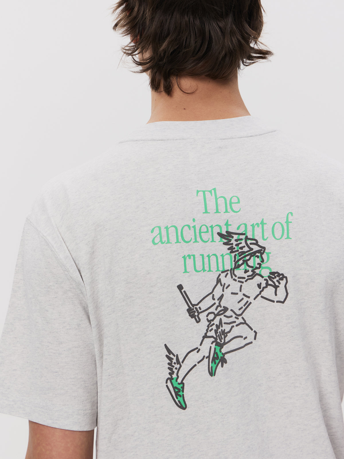 New Balance New Balance X Debut Baton Tee | Ash Heather