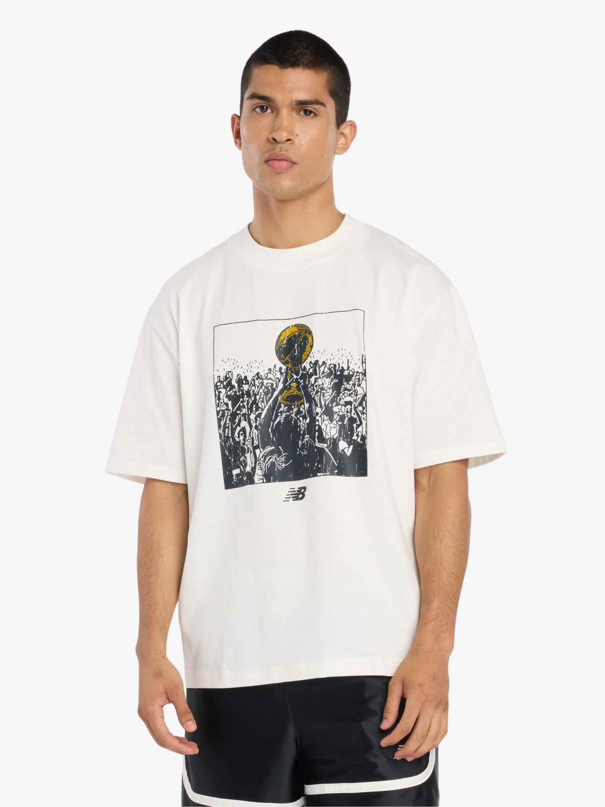 New Balance Hoops Championship Graphic T-Shirt | Sea Salt