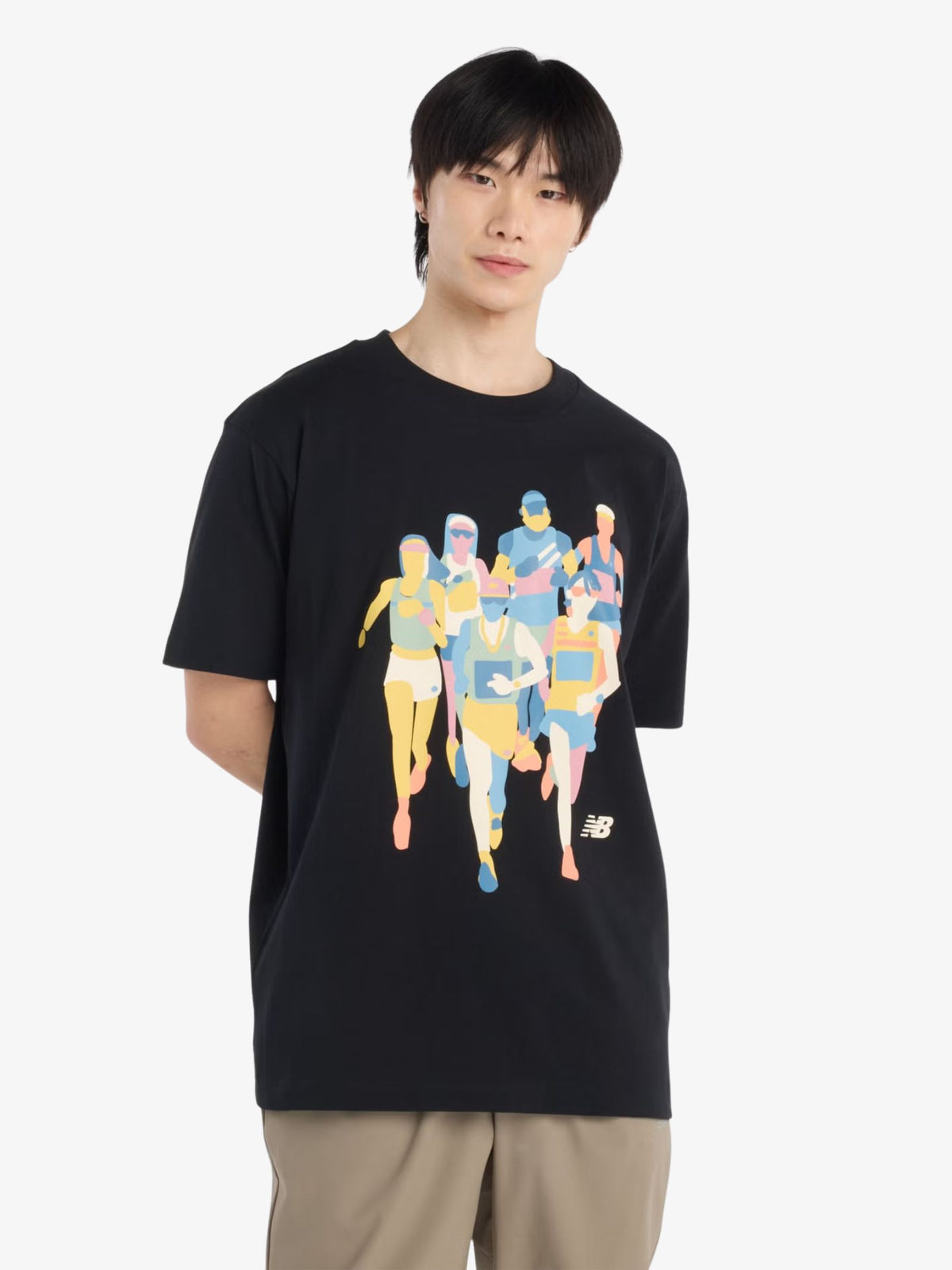 New Balance Athletics System That Runs T-Shirt | Black