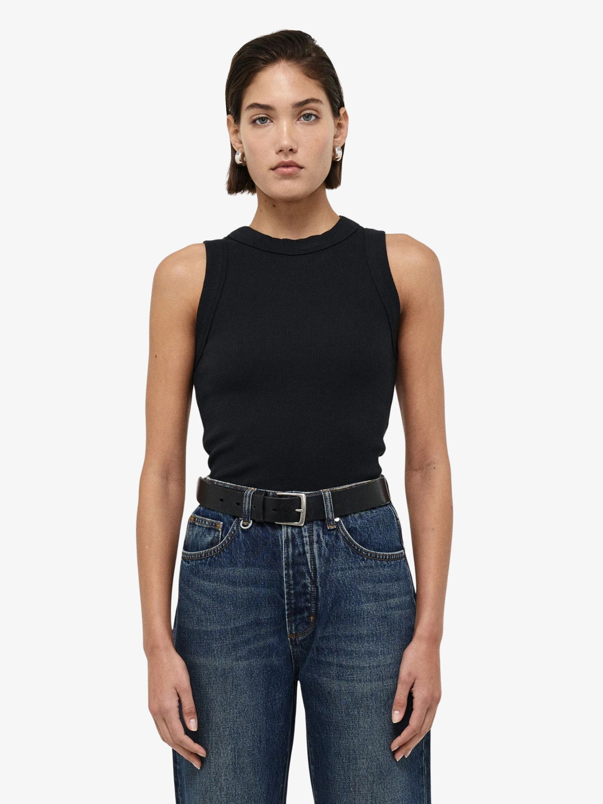 Neuw Jonesy Singlet | Black