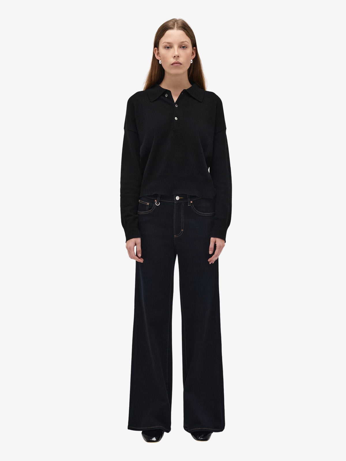 Neuw Eva Wide Cannes Jeans | DARK INDIGO