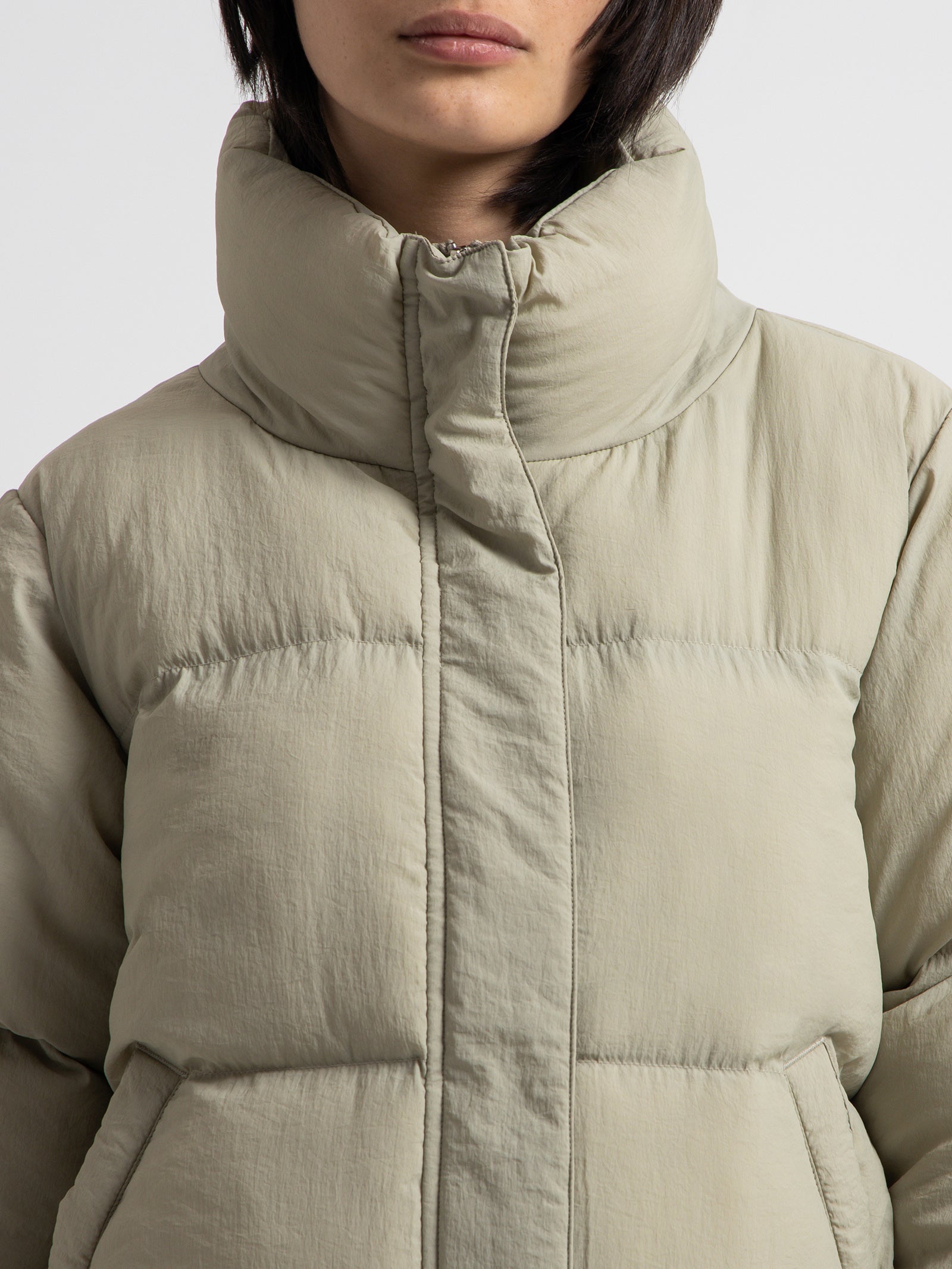 Topher Puffer Jacket in Cucumber Green