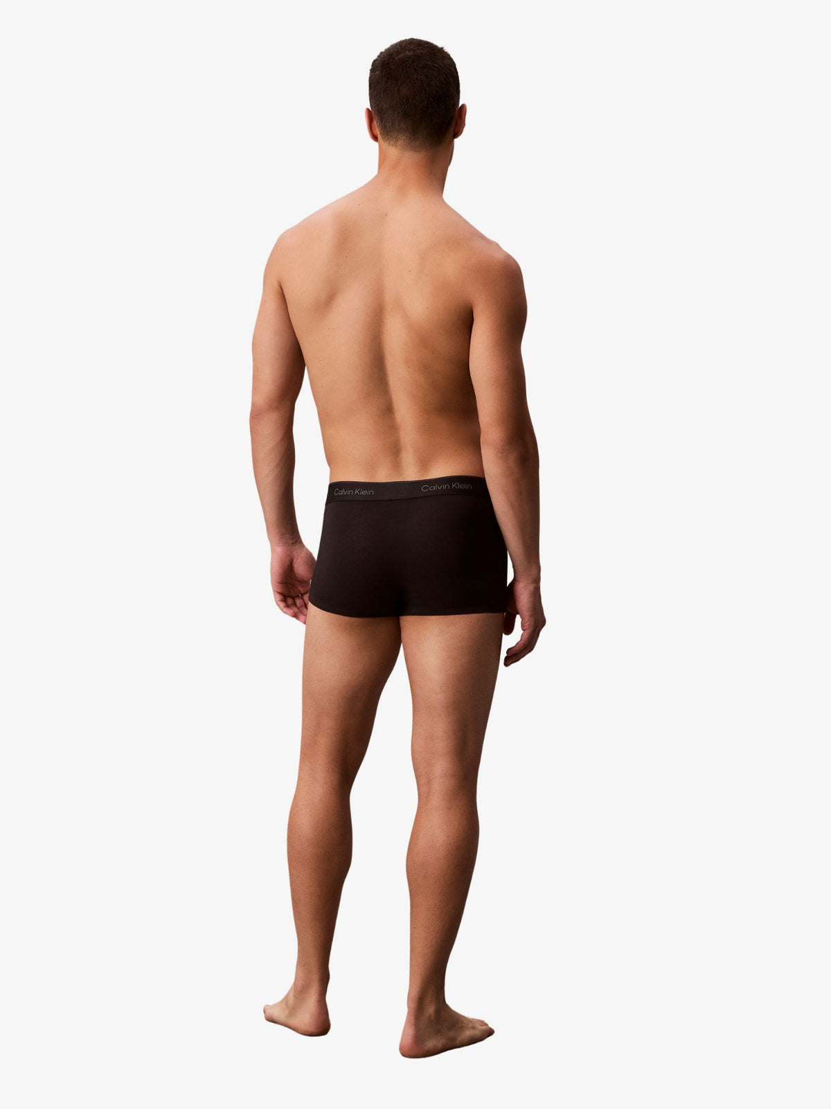 Calvin Klein Icon Cotton Stretch Low Rise Trunk (Black 3-Pack) | Black/Black/Black