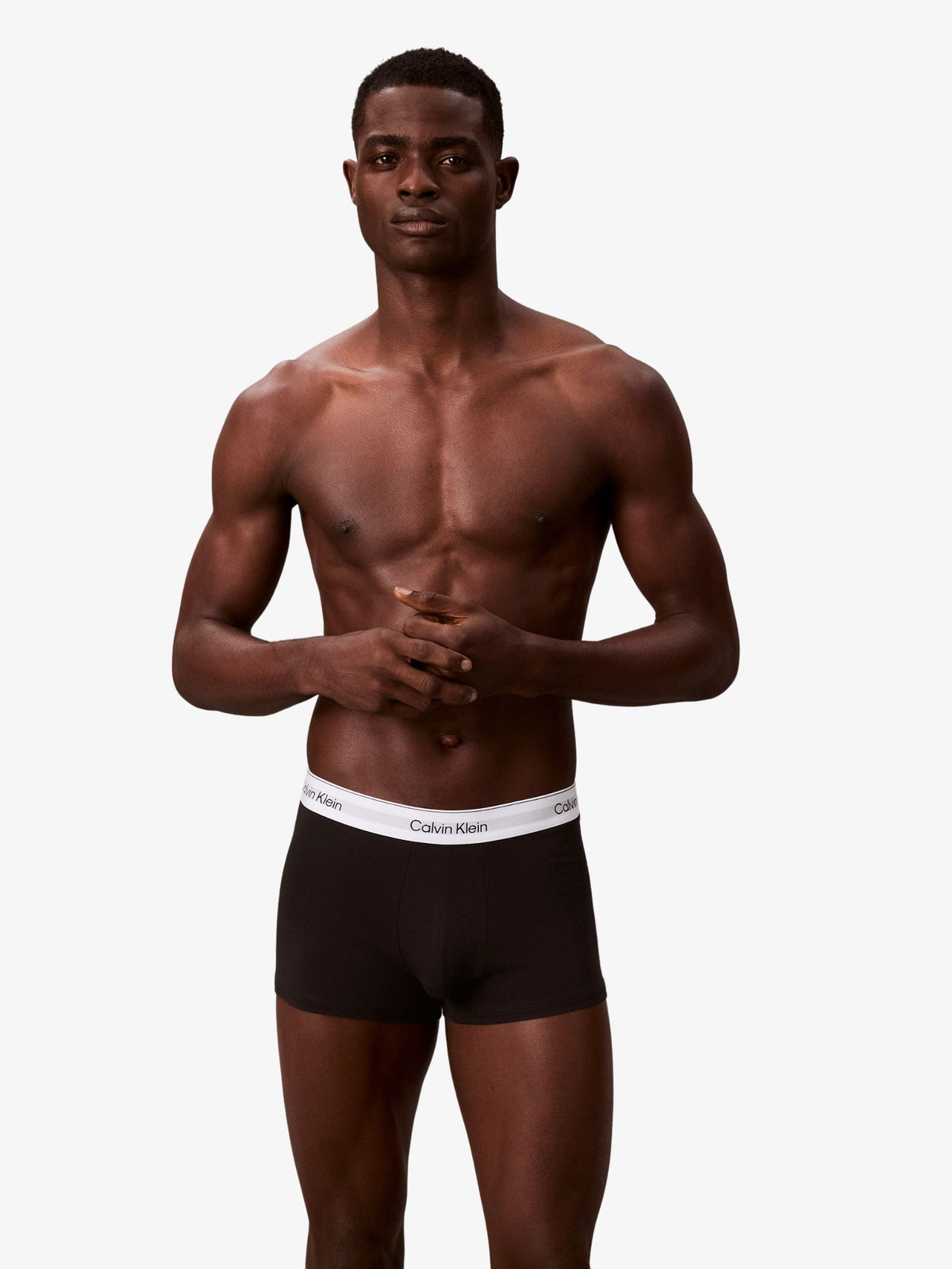 Calvin Klein Icon Cotton Stretch Trunk (Mixed 3-Pack) | Grey Heather/White/Black