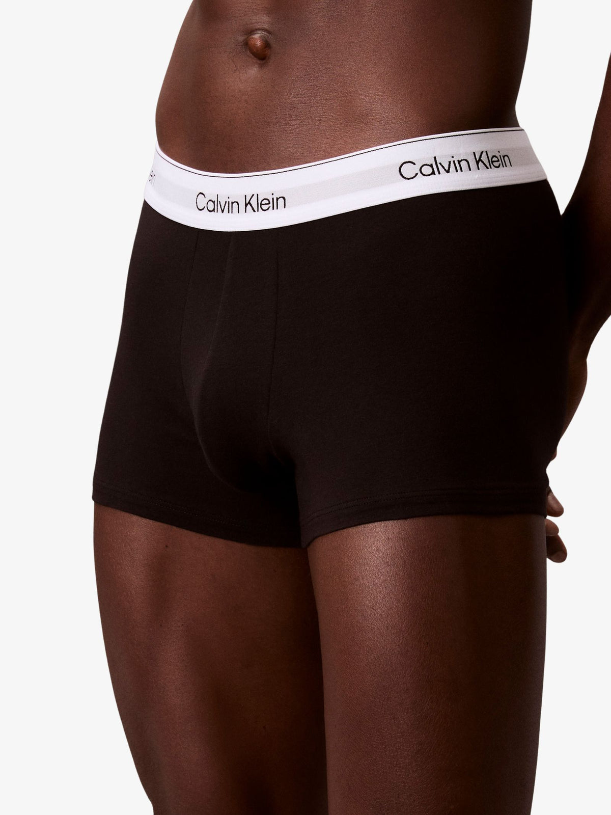 Calvin Klein Icon Cotton Stretch Trunk (Mixed 3-Pack) | Grey Heather/White/Black