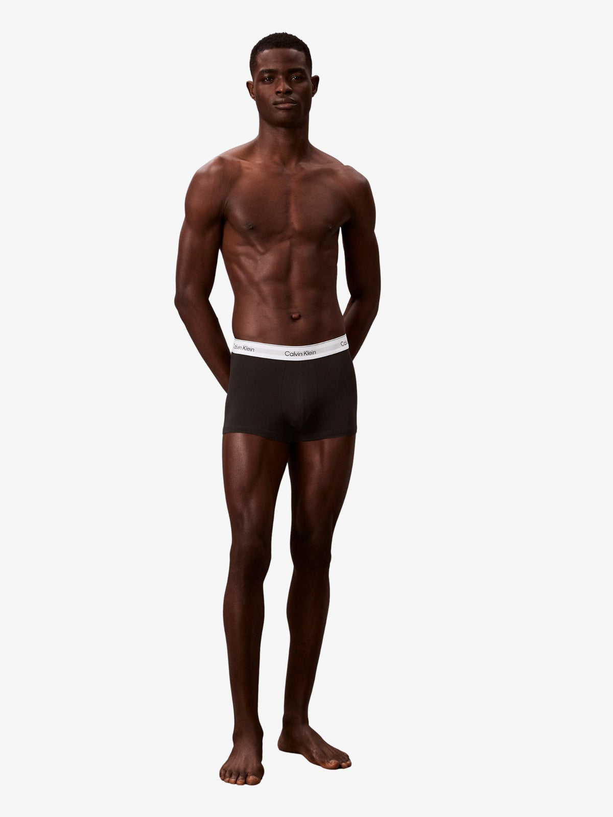 Calvin Klein Icon Cotton Stretch Trunk (Mixed 3-Pack) | Grey Heather/White/Black