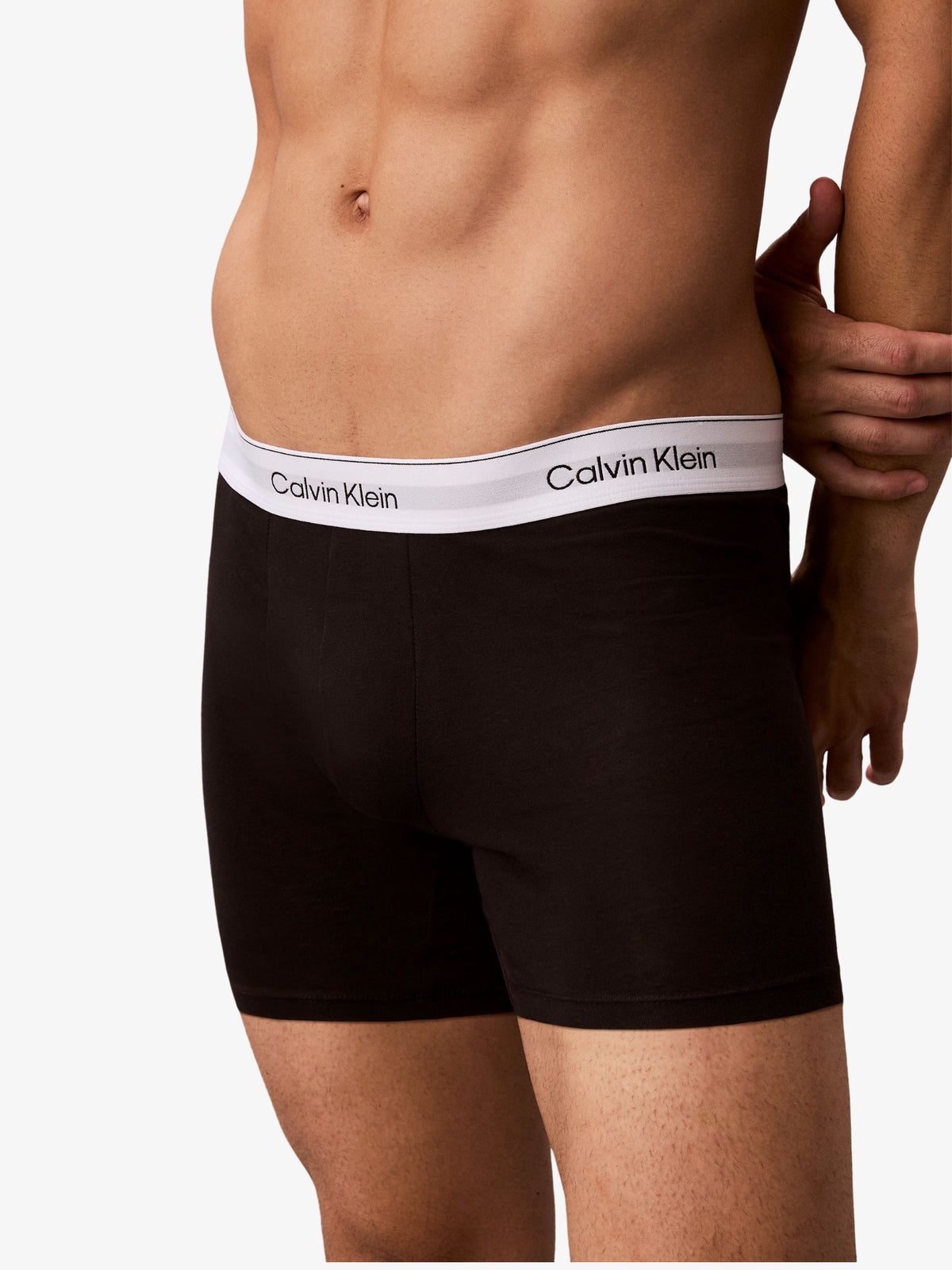 Calvin Klein Icon Cotton Stretch Boxer Brief (Black 3-Pack) | Black/Black/Black