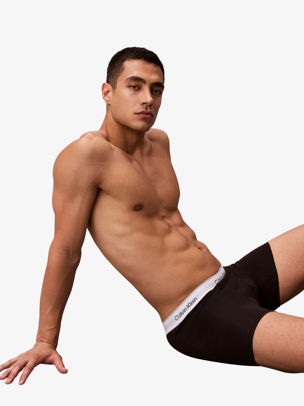 Calvin Klein Icon Cotton Stretch Boxer Brief (Black 3-Pack) | Black/Black/Black
