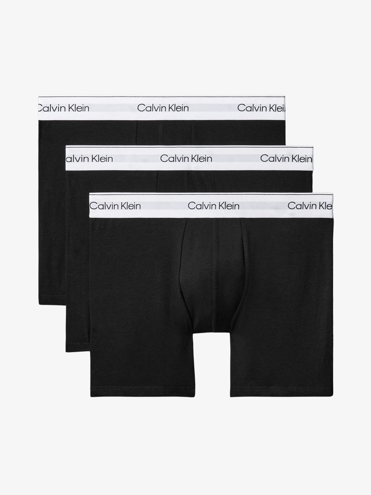 Calvin Klein Icon Cotton Stretch Boxer Brief (Black 3-Pack) | Black/Black/Black