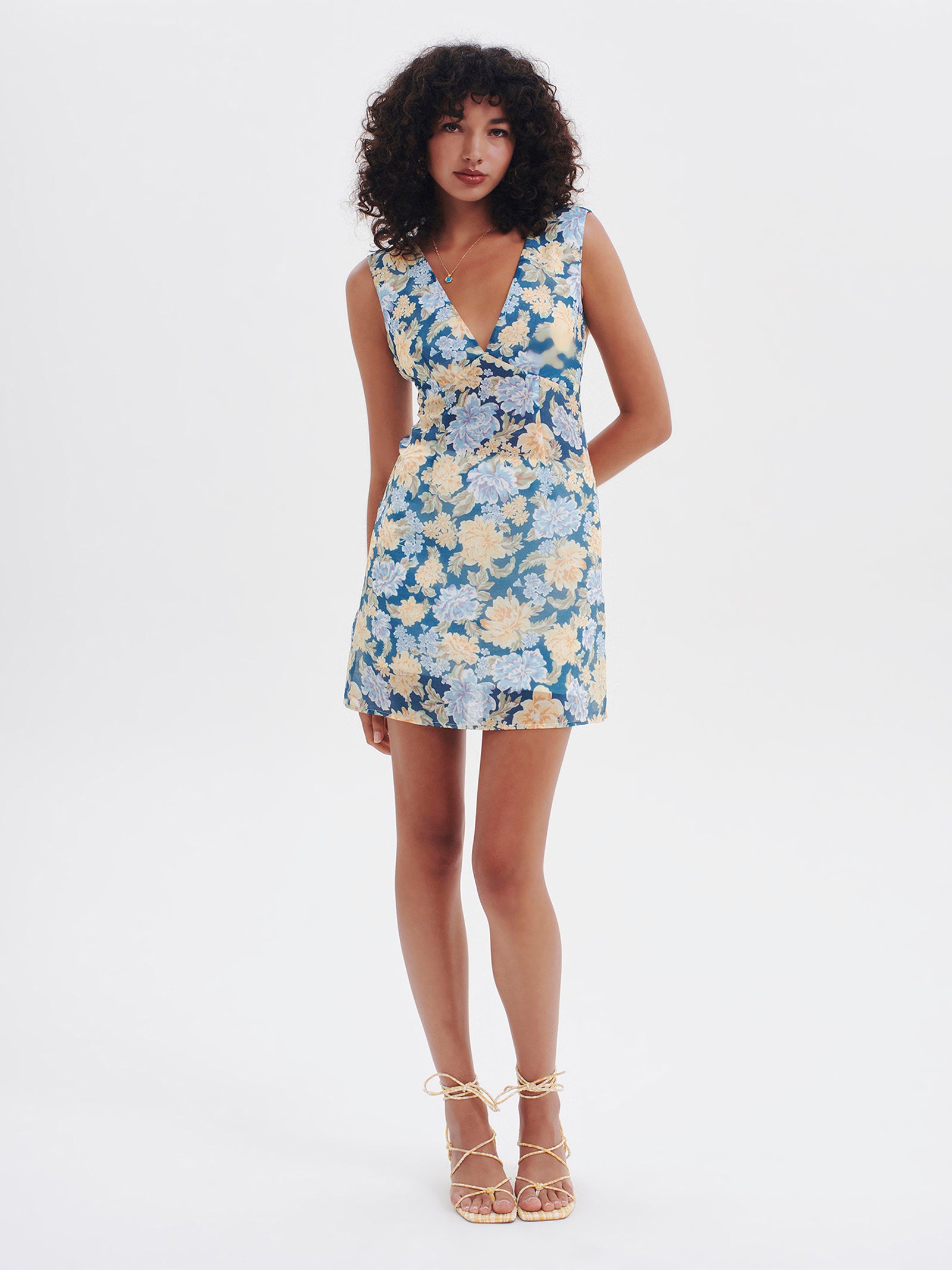 Ownley New Sky Mini Dress in Magnolia Magnolia Glue Store