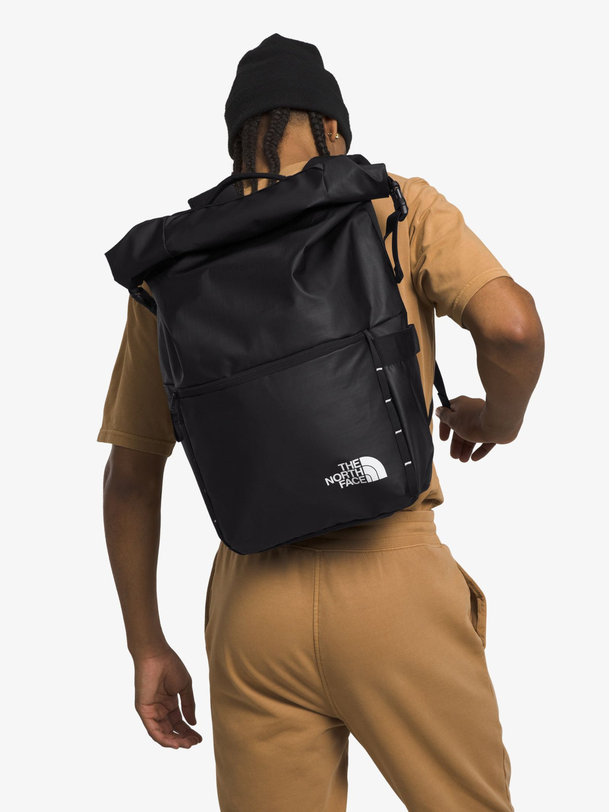 The North Face Base Camp Voyager Rolltop Bag | Black