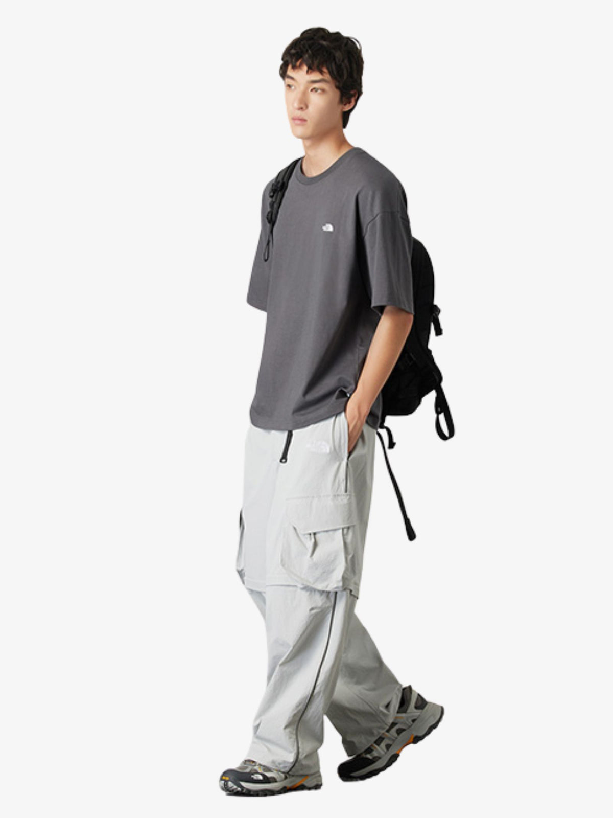 The North Face M Small Logo SS Tee | Anthracite Grey