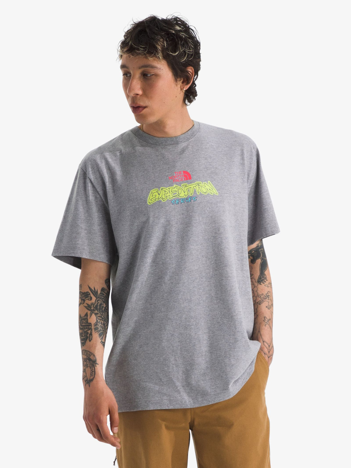 The North Face Men's TNF Essential Expedition Series Tee | Grey