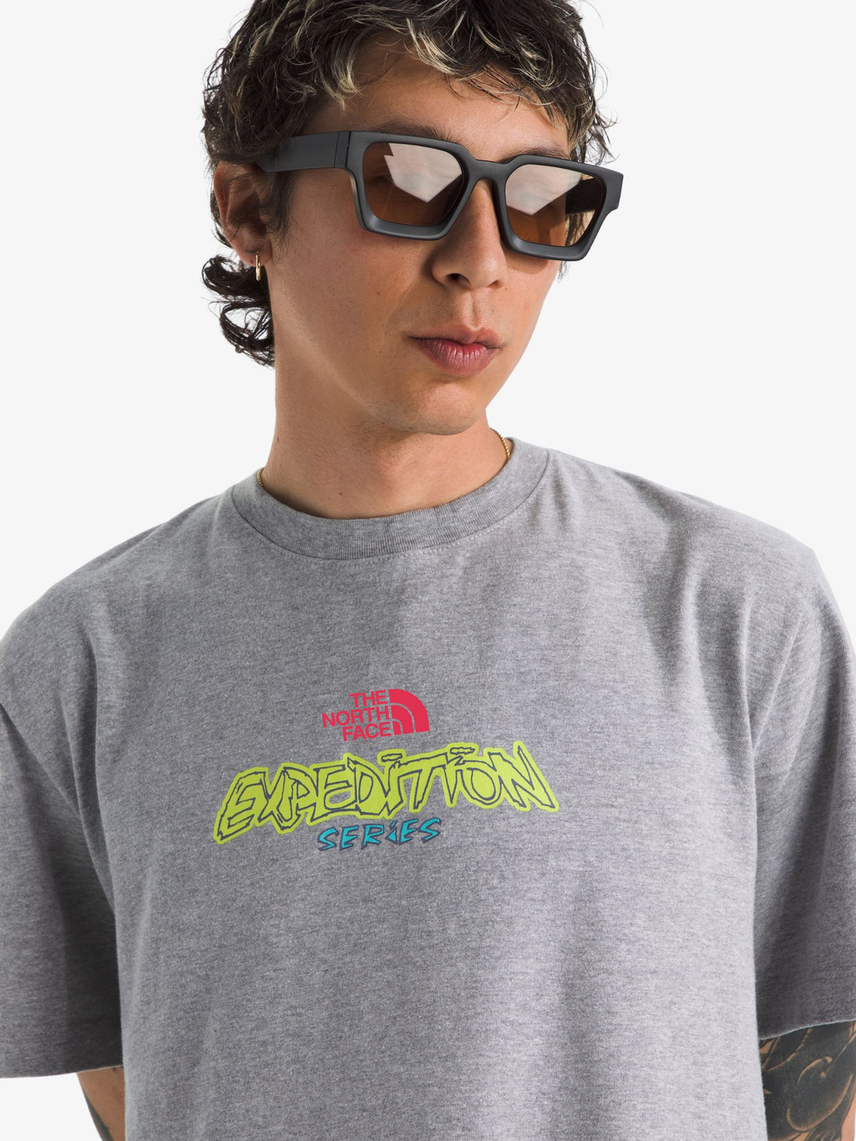 The North Face Men's TNF Essential Expedition Series Tee | Grey