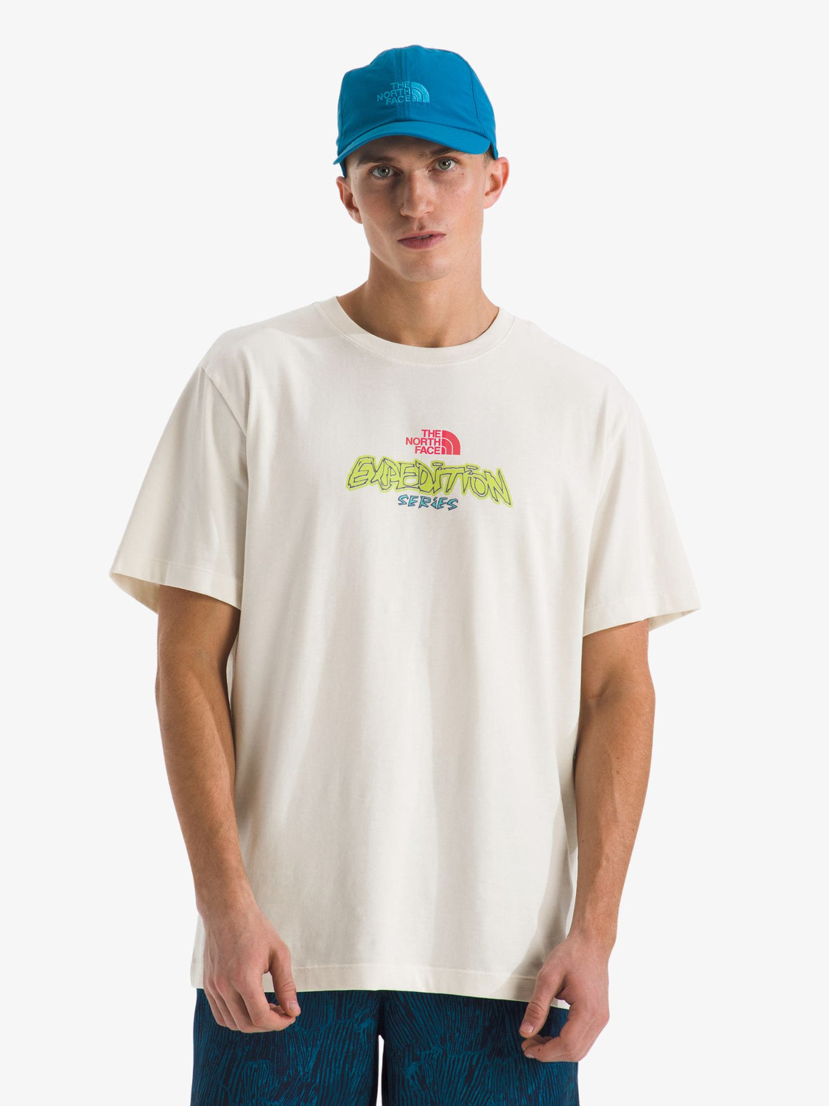 The North Face Men's TNF Essential Expedition Series Tee | White Dune