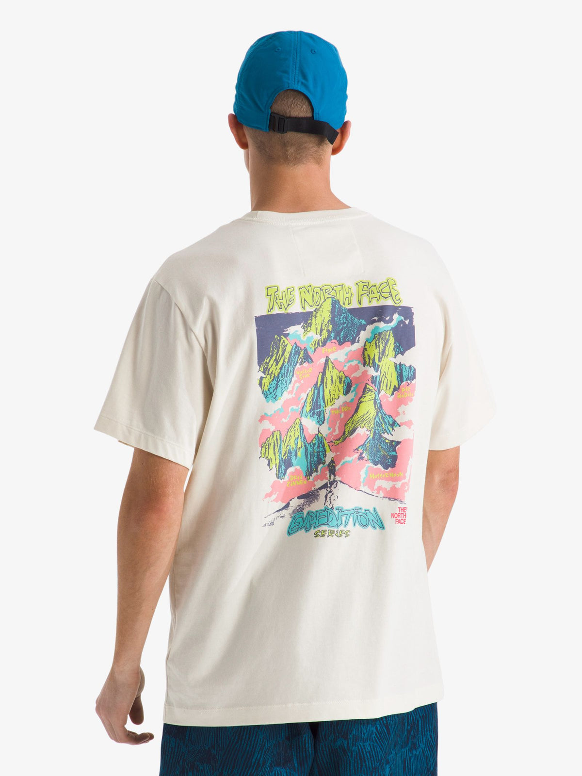 The North Face Men's TNF Essential Expedition Series Tee | White Dune