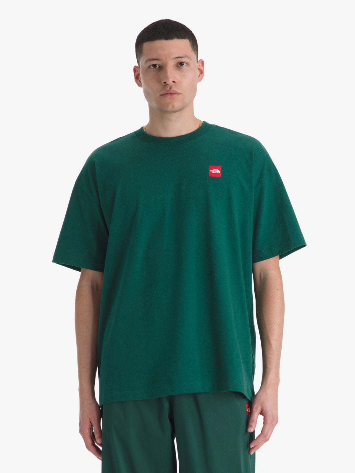 The North Face Men's Red Box Tee | Hunter Green