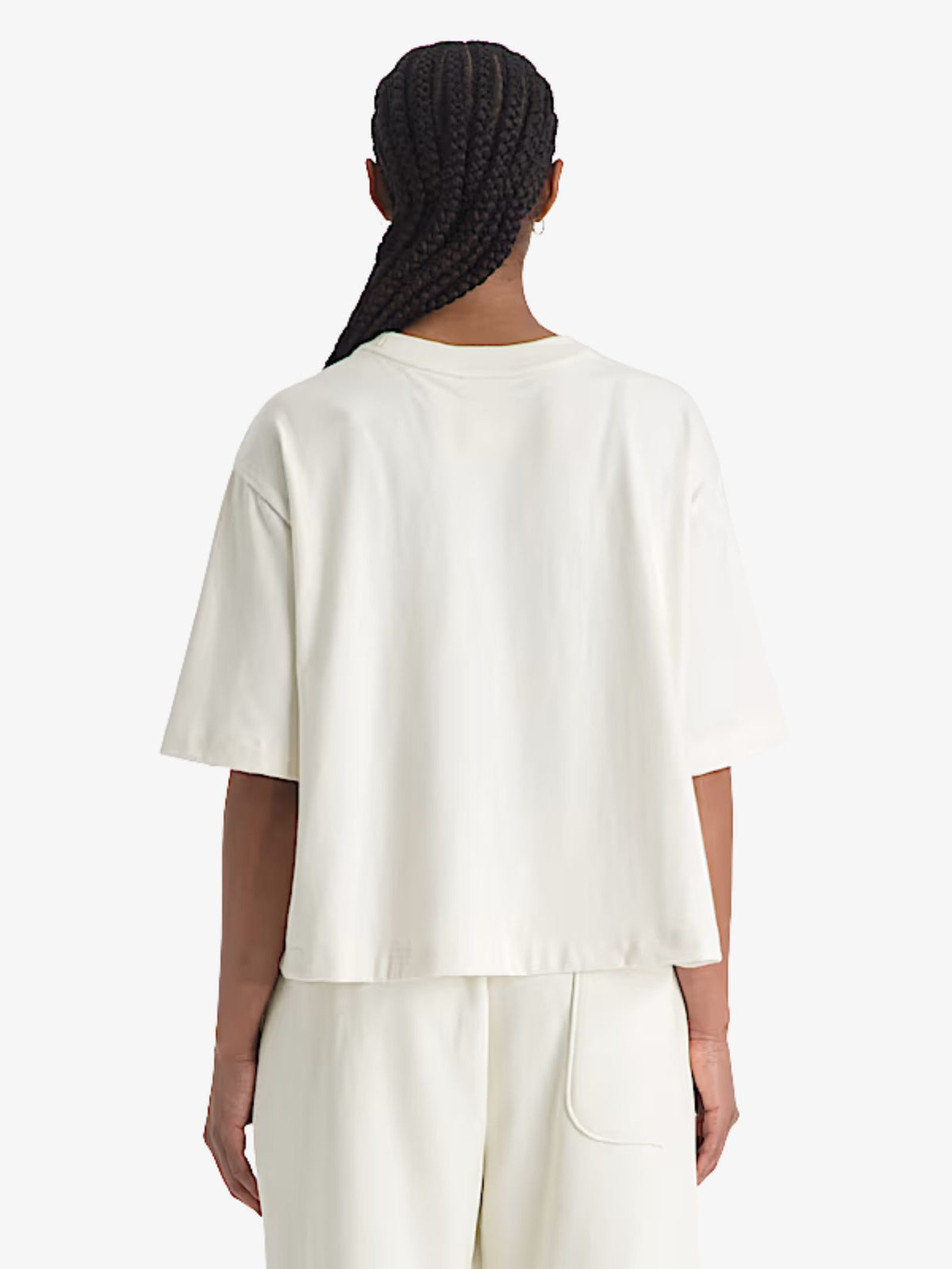 The North Face Women’s Red Box Boxy Tee | WHITE DUNE