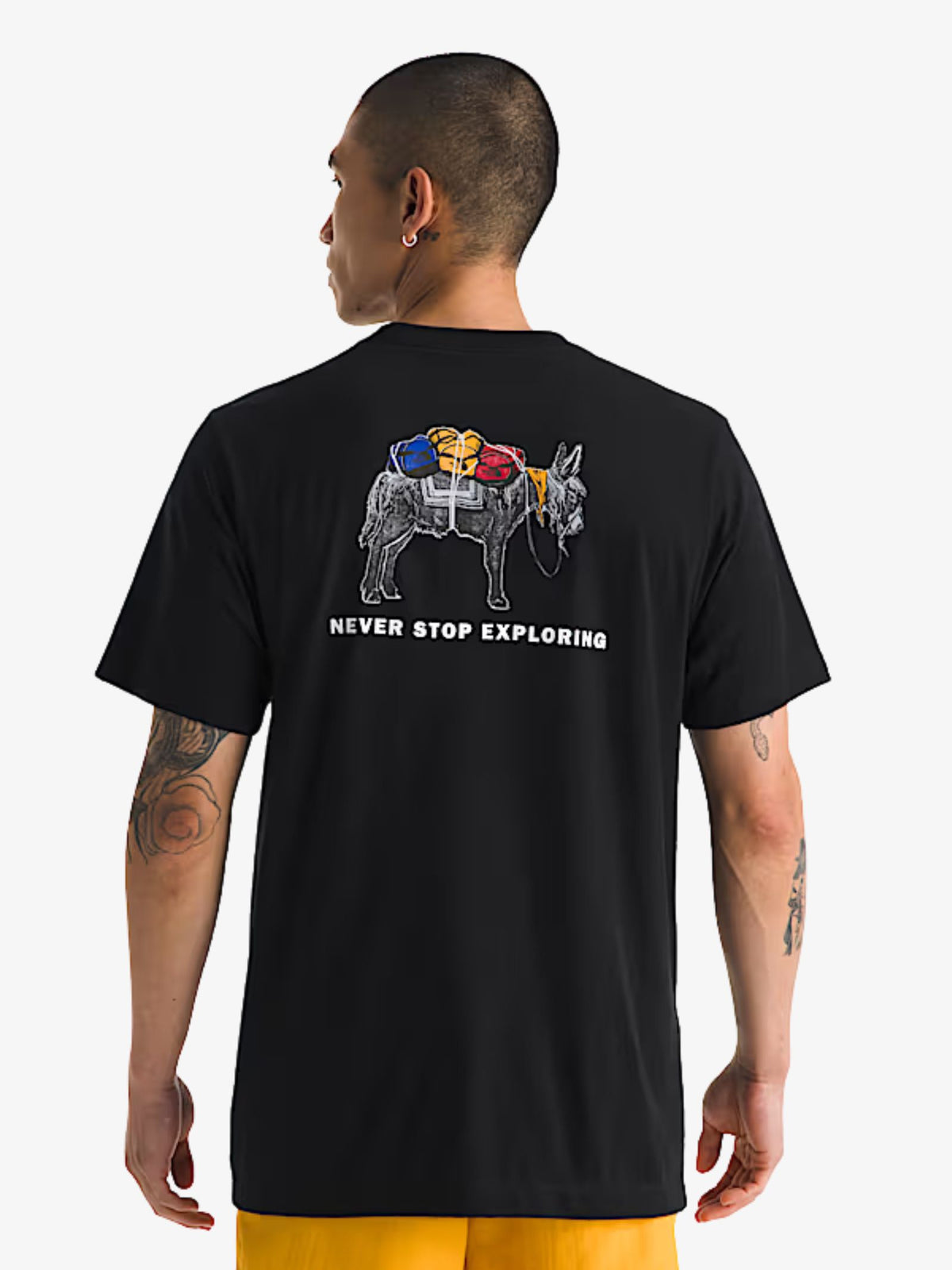 The North Face Men's Evolution Pack Short Sleeve Tee | Tnf Black