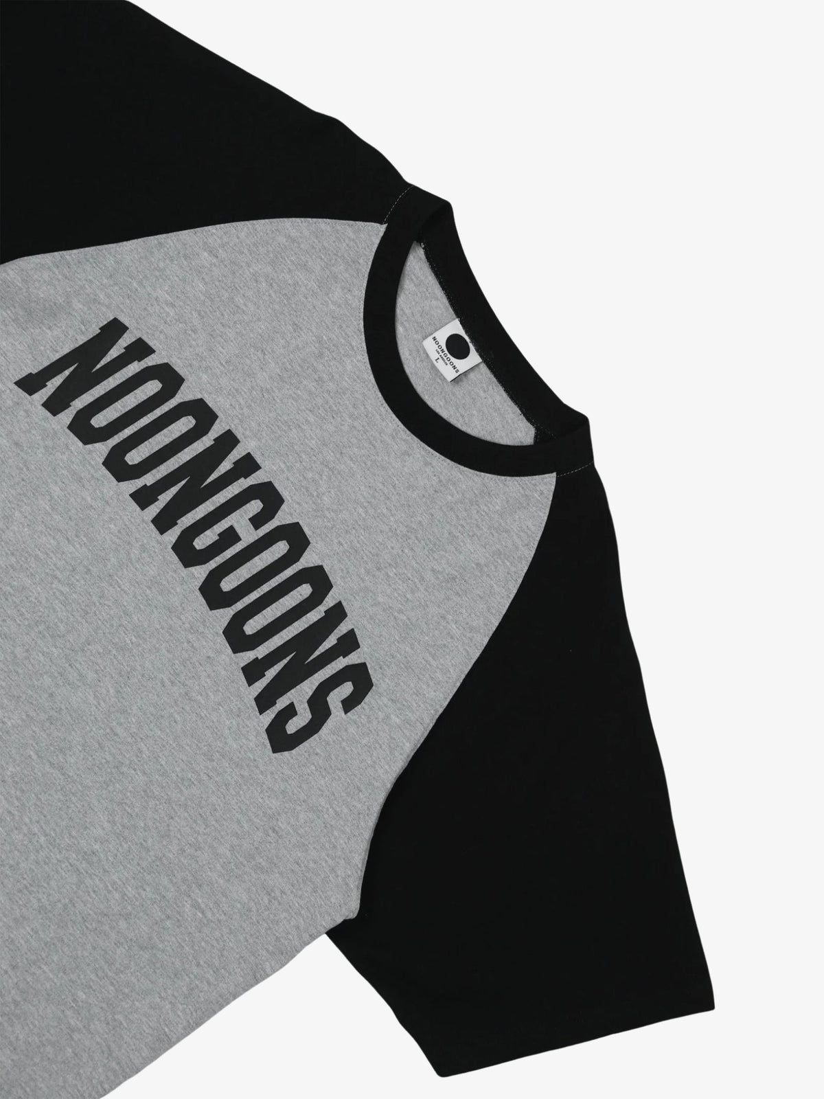 Noon Goons Gametime Raglan T-Shirt | Heather GREY/Black