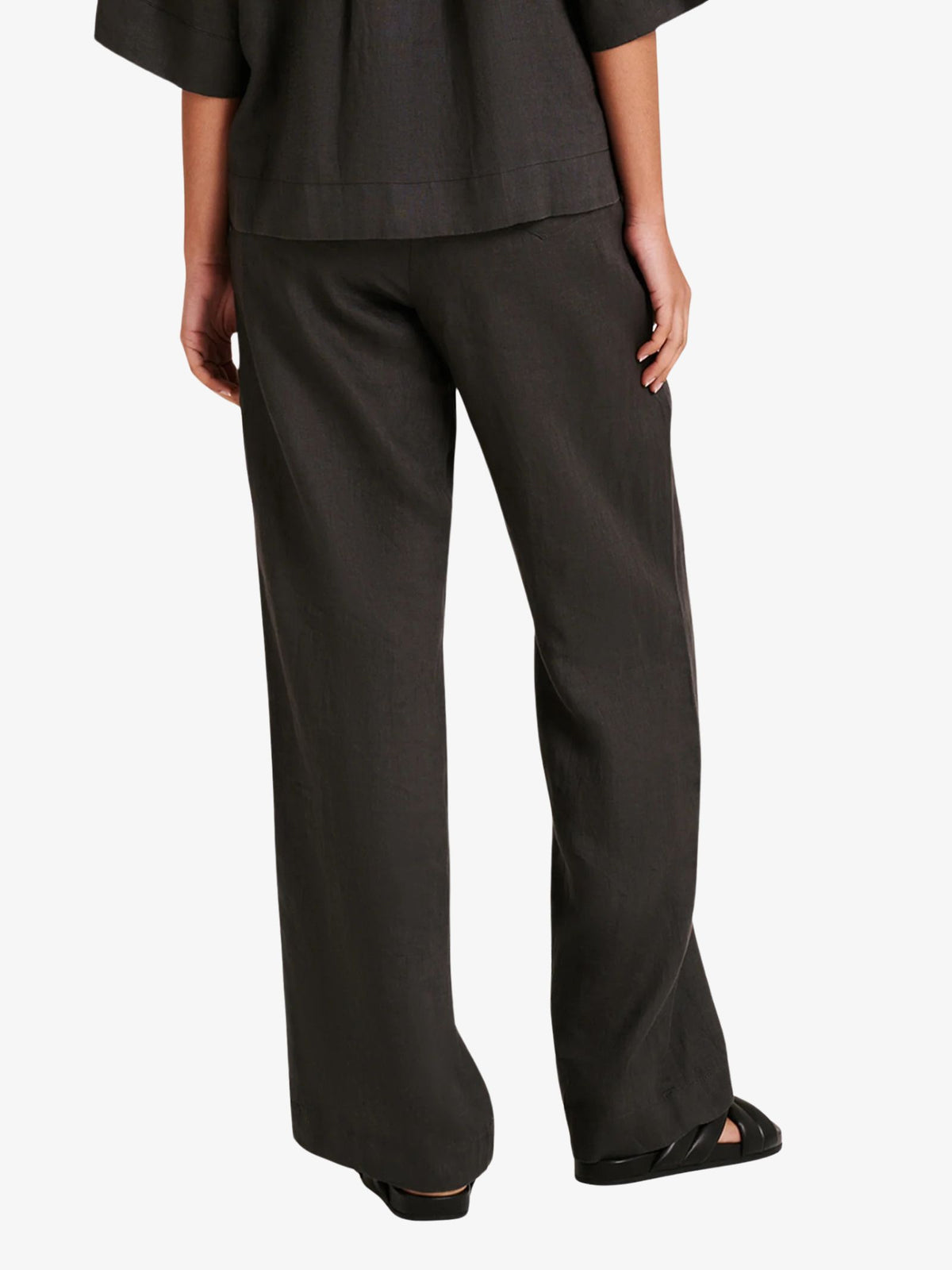 Nude Lucy Lounge Linen Pants | Coal
