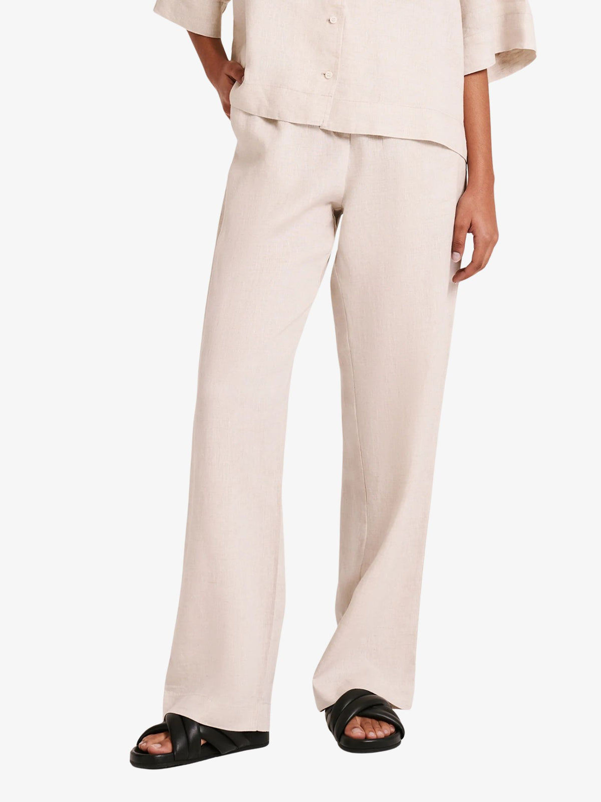 Nude Lucy Linen Lounge Pants | Natural
