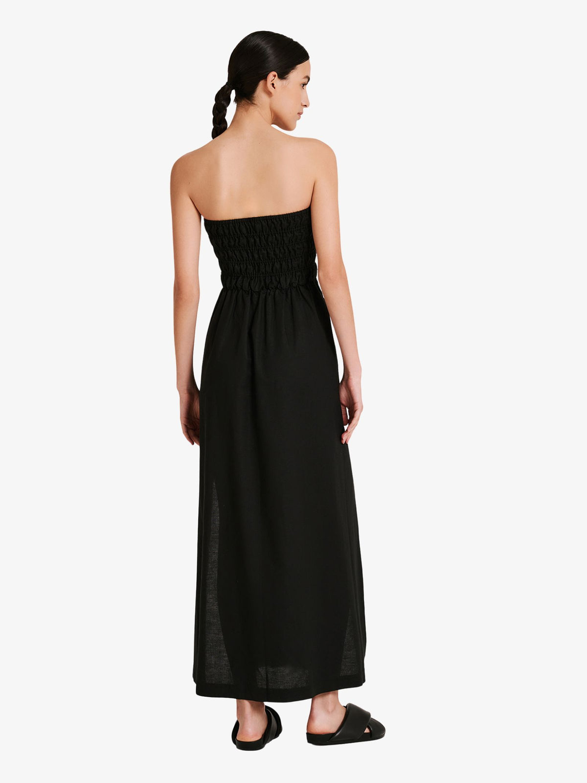 Nude Lucy Zuri Maxi Dress | Black
