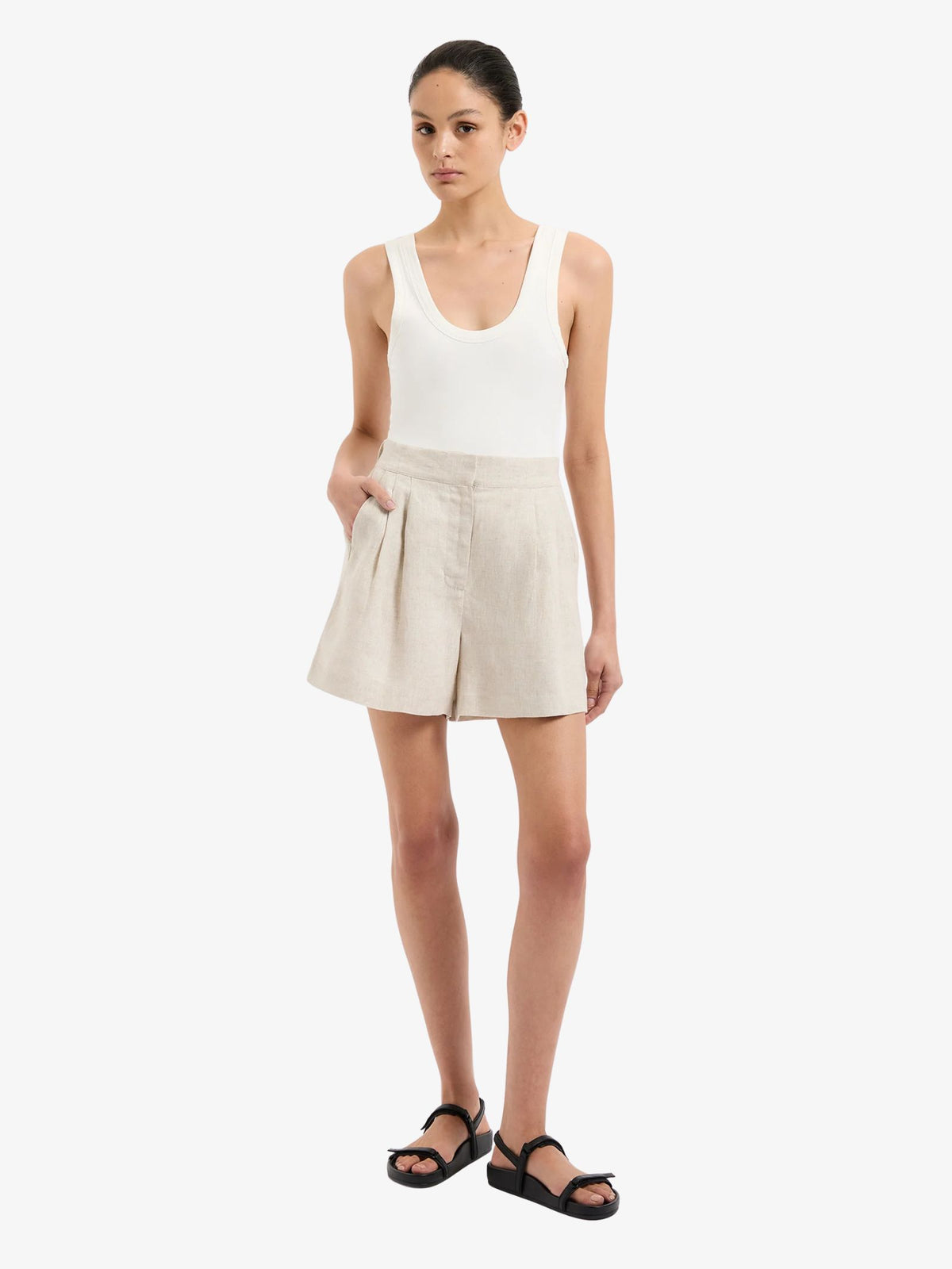 Nude Lucy Thilda Tailored Shorts | Natural