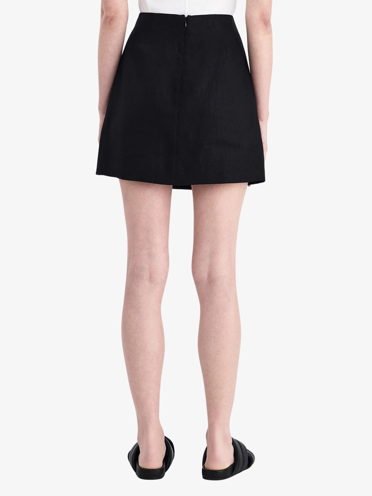 Nude Lucy Thilda Linen Skirt | Black