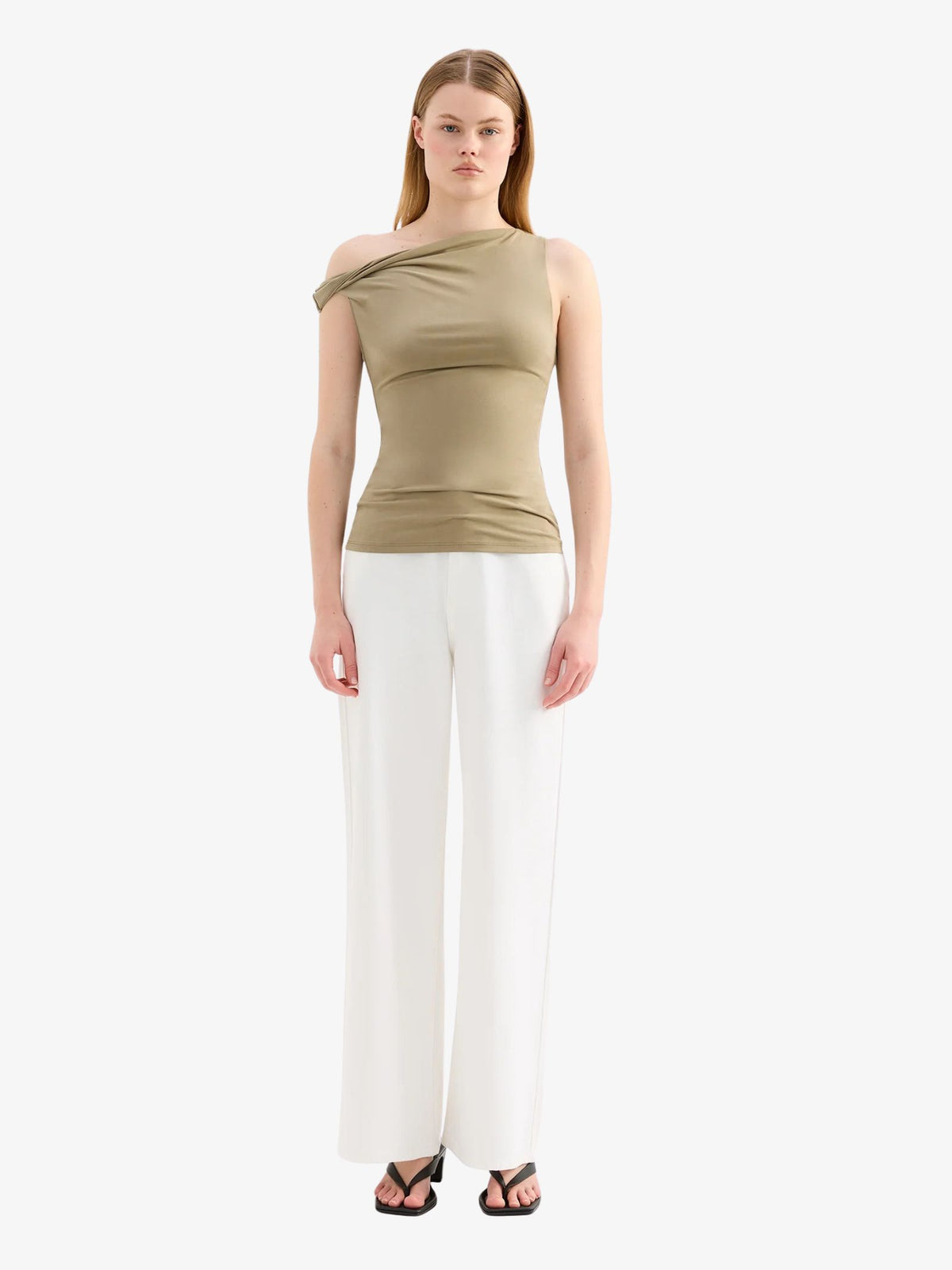 Nude Lucy Chelsea Top | Deep Sage