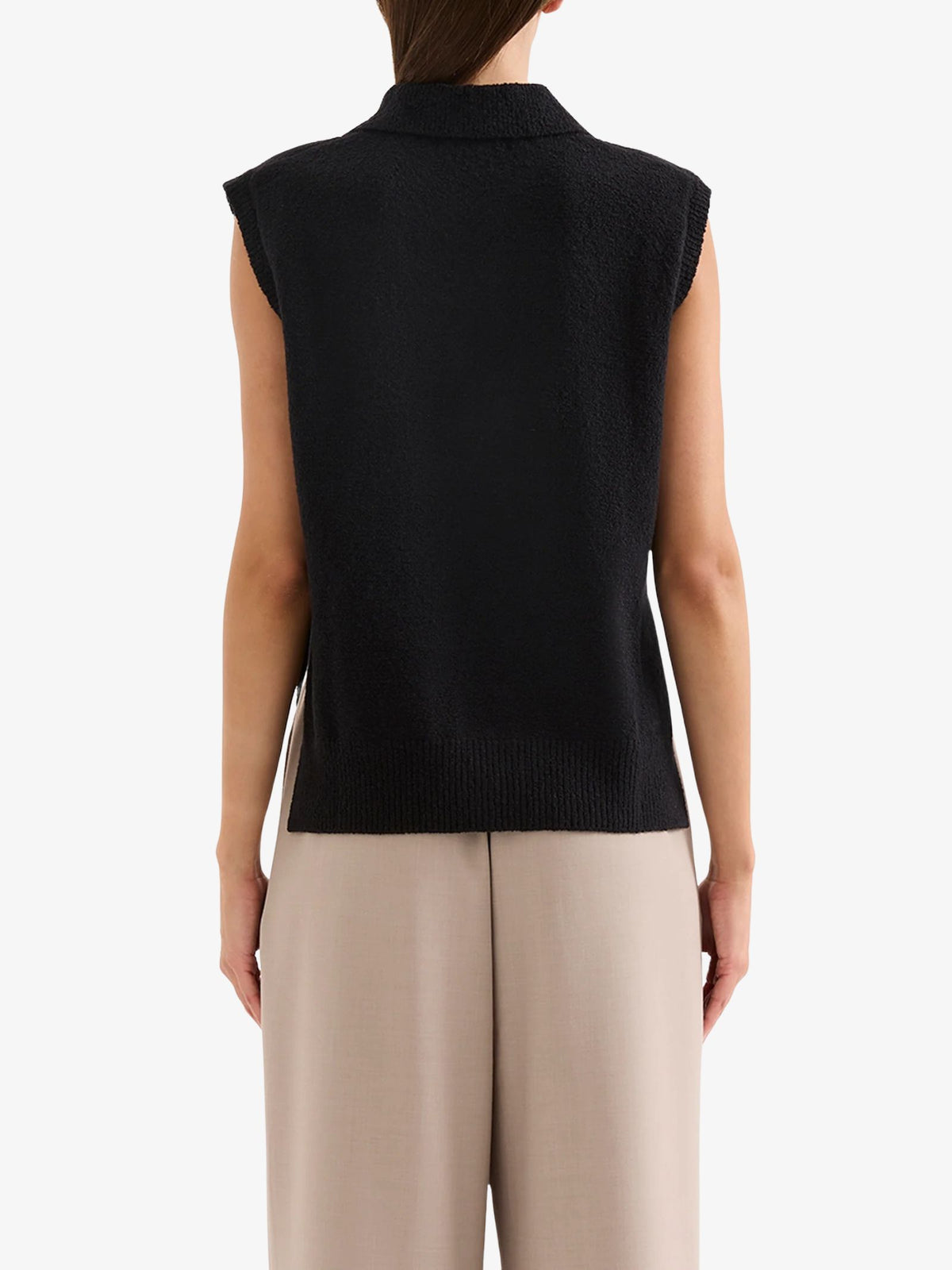 Nude Lucy Ordell Knit Vest | Black