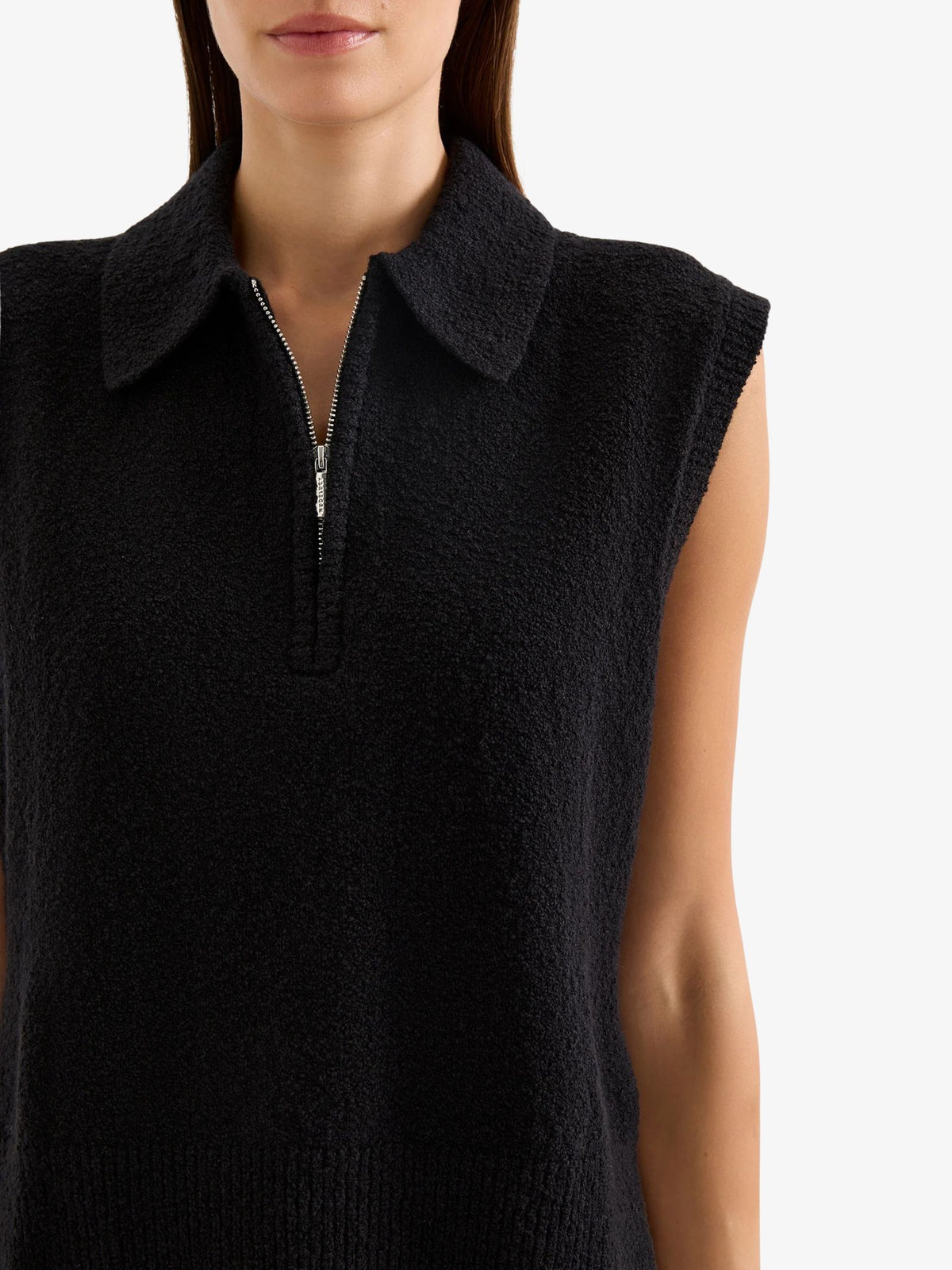 Nude Lucy Ordell Knit Vest | Black