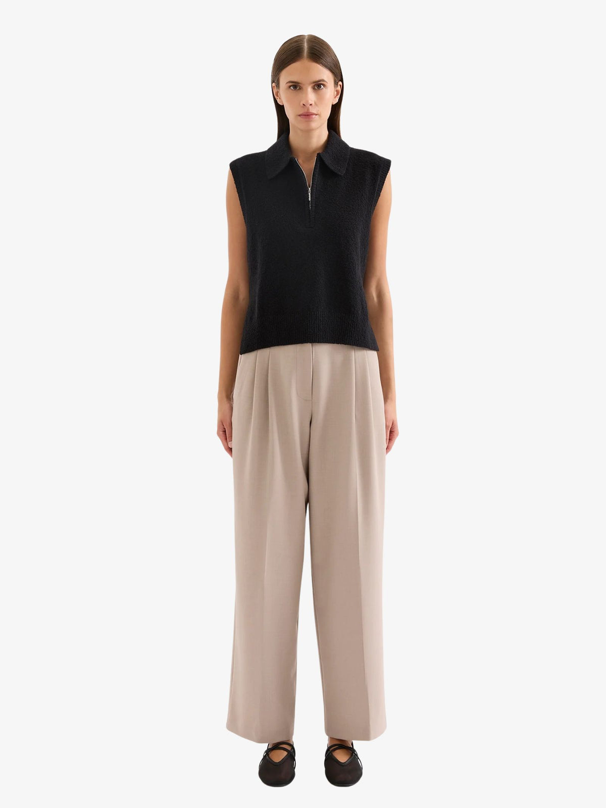 Nude Lucy Ordell Knit Vest | Black