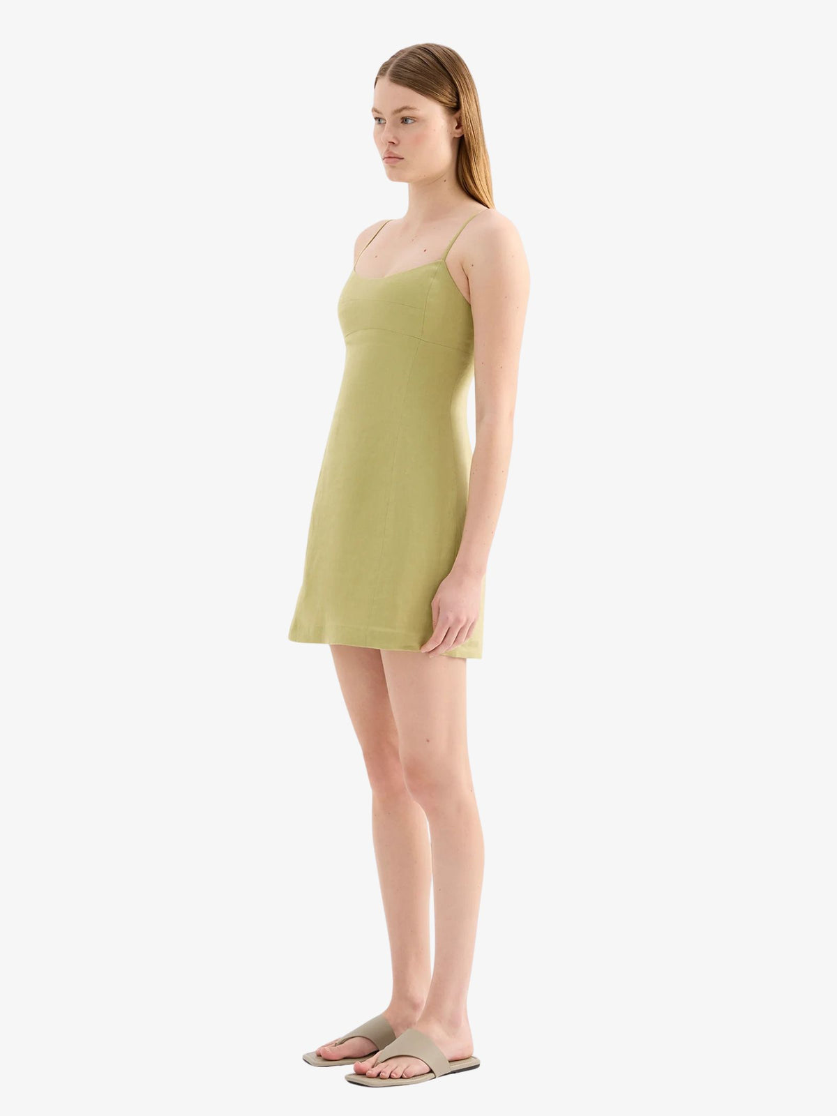 Nude Lucy Carmela Linen Mini Dress | Kiwi