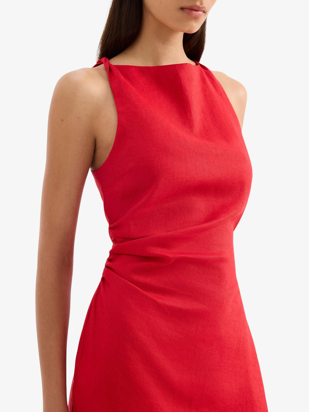 Nude Lucy Lotta Linen Mini Dress | Vermillion