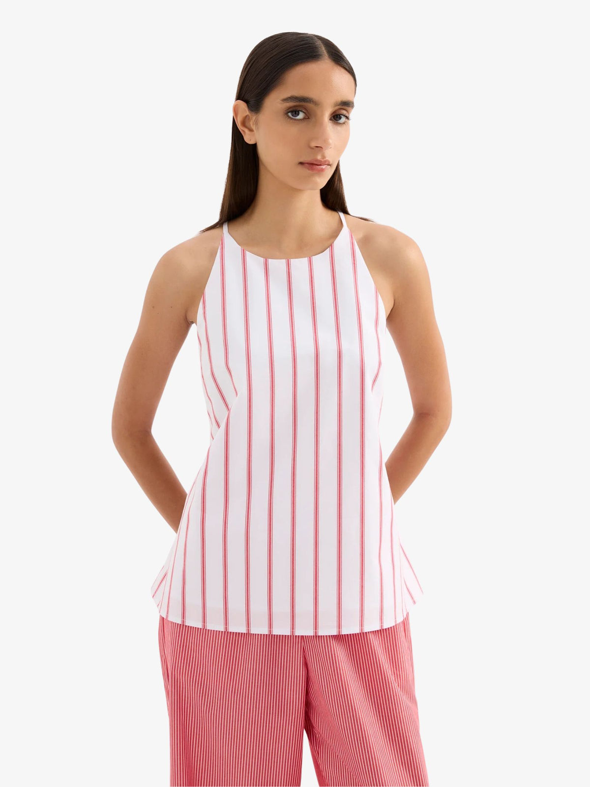 Nude Lucy Anouk Stripe Top | White Stripe