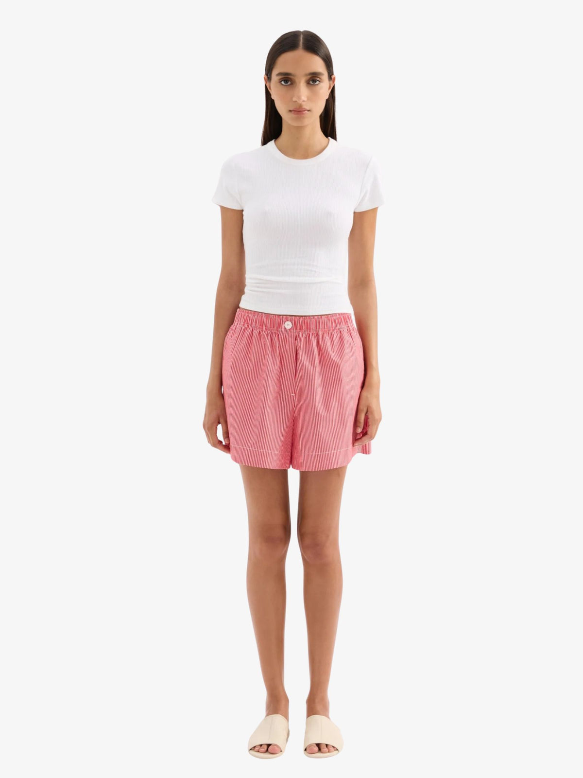 Nude Lucy Anouk Stripe Shorts | Red Stripe