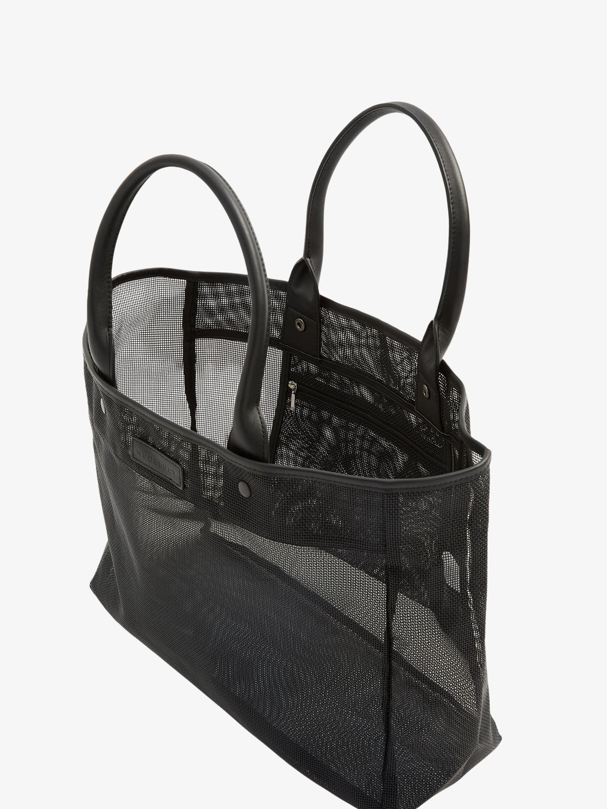 Nude Lucy Onda Mesh Tote | Black