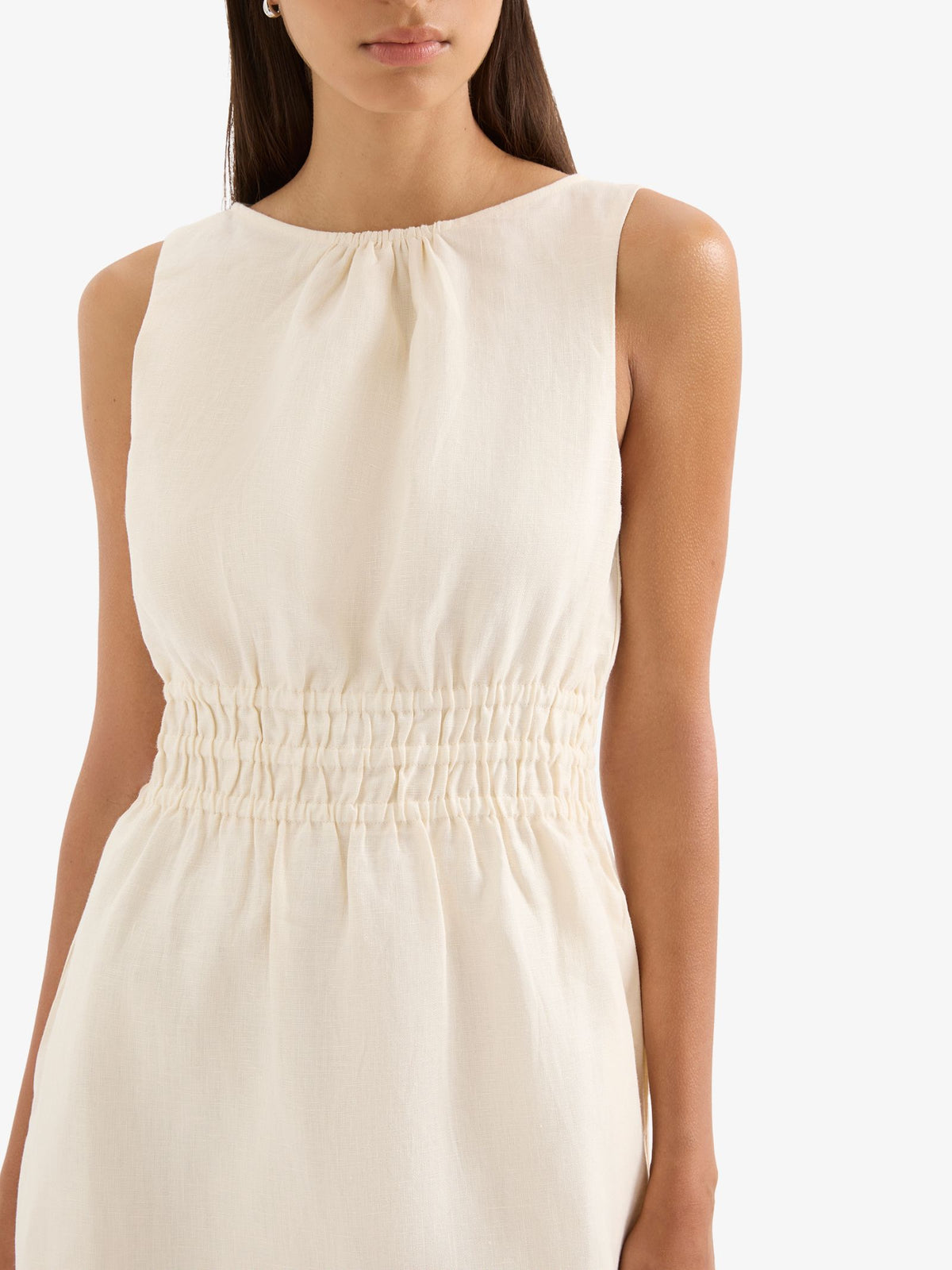Nude Lucy Andri Linen Mini Dress | Chamomile