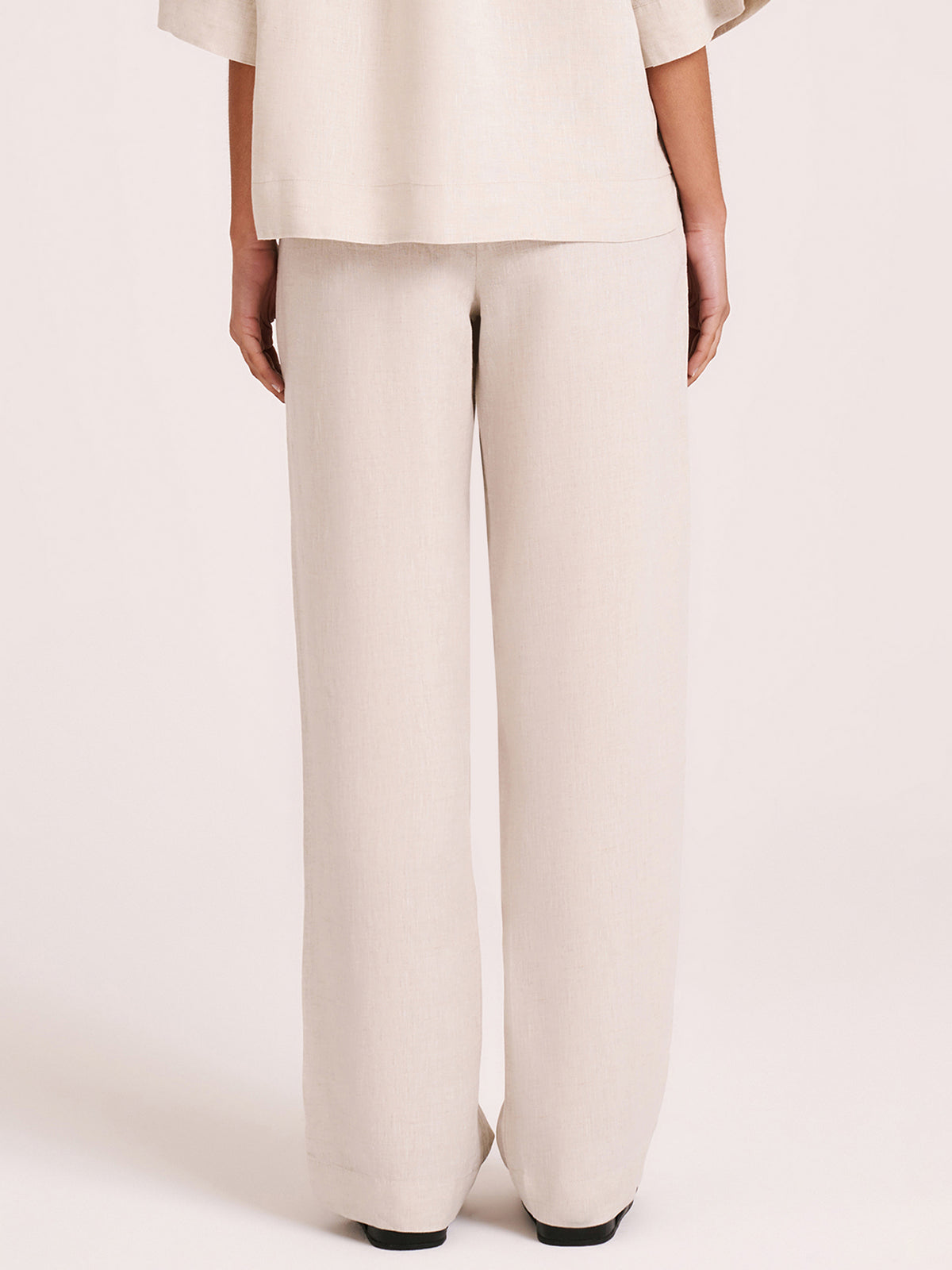 Linen Lounge Pants in Natural